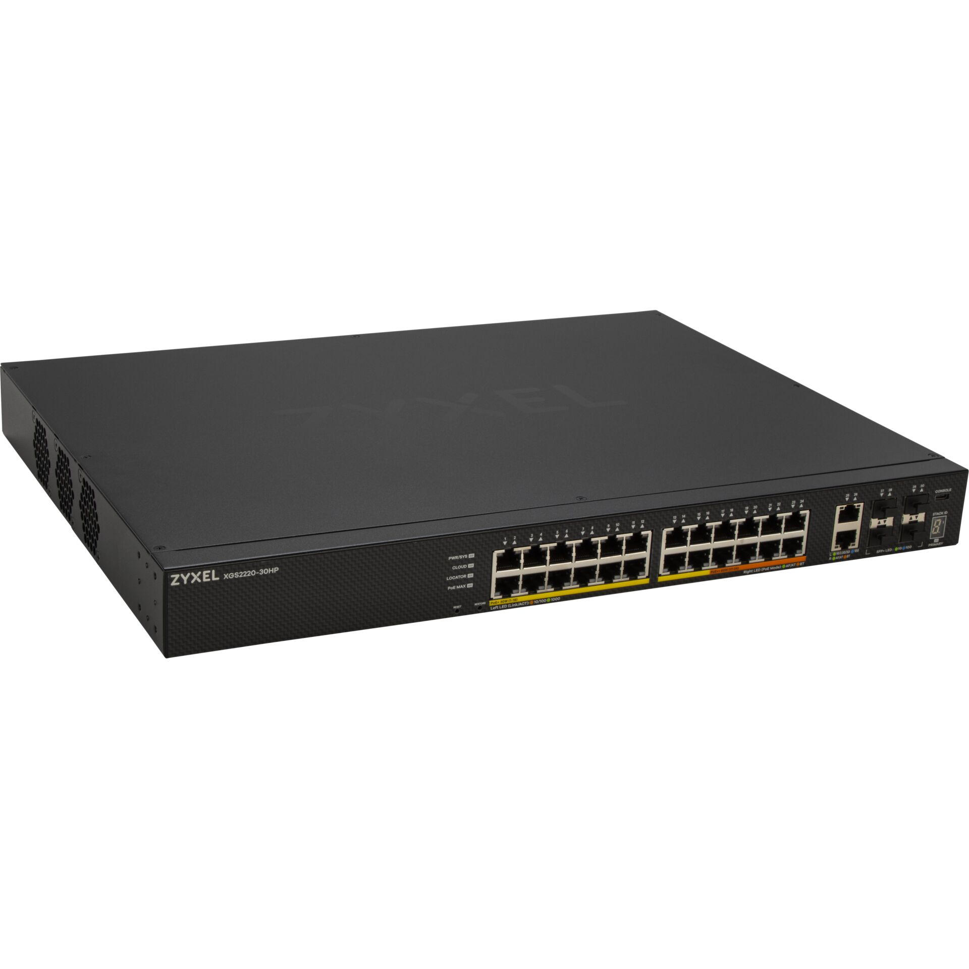 switch, Netzwerk, Rackmontage, 22-Port, PoE