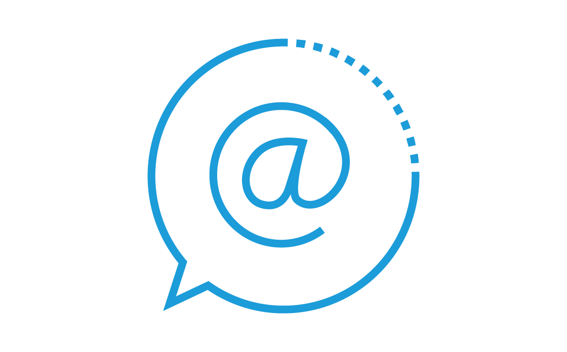 E-Mail, At-Zeichen, Sprechblase, Kommunikation, Symbol