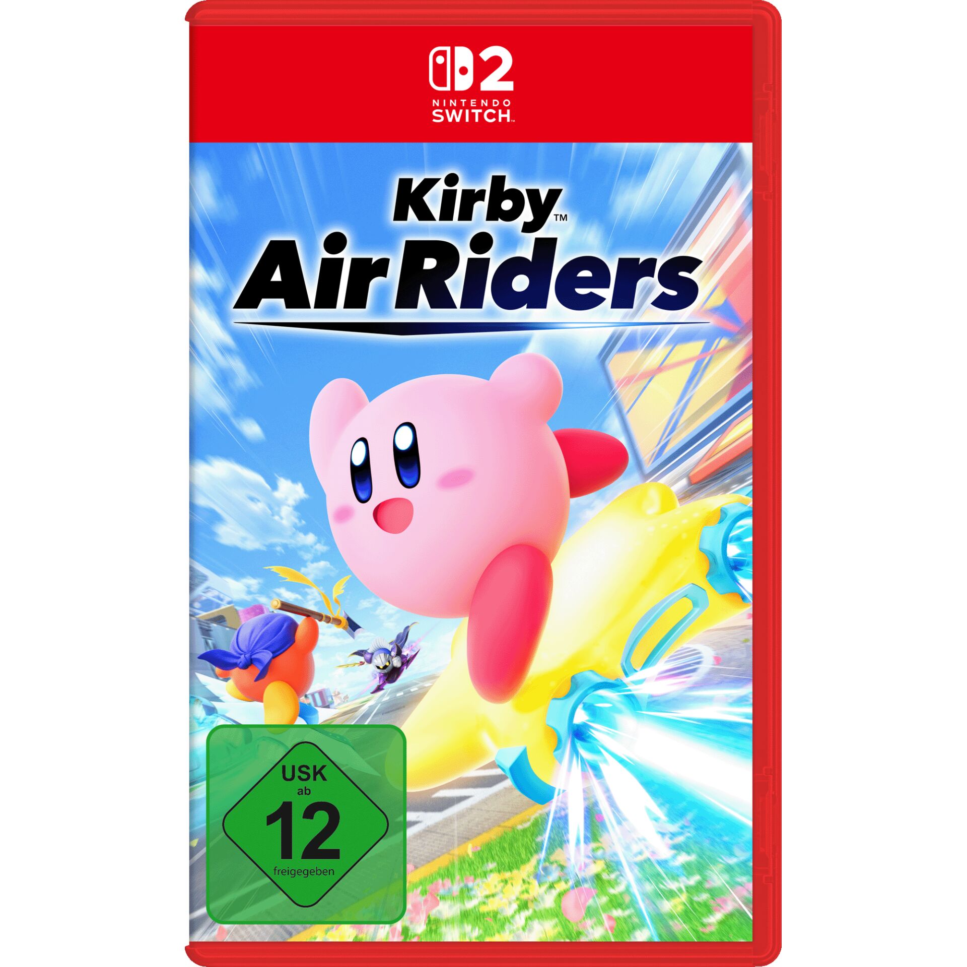 Nintendo Switch-Spiel, Kirby, Air Riders, Plattformspiel, Cartoonfigur