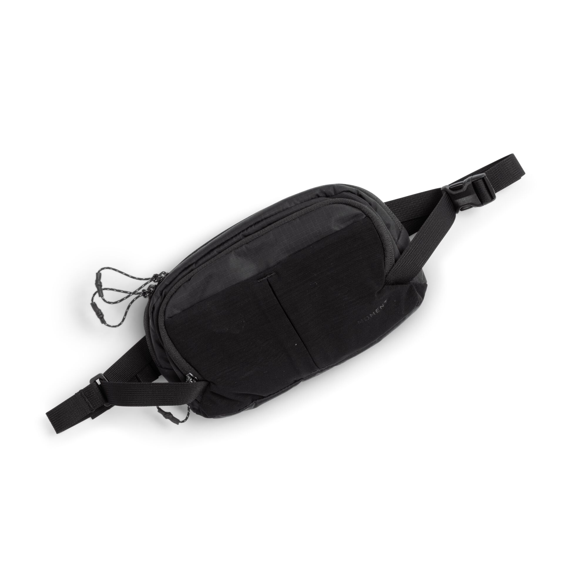 Gürteltasche, Umhängetasche, Kompakt, Reißverschluss, Schwarz
