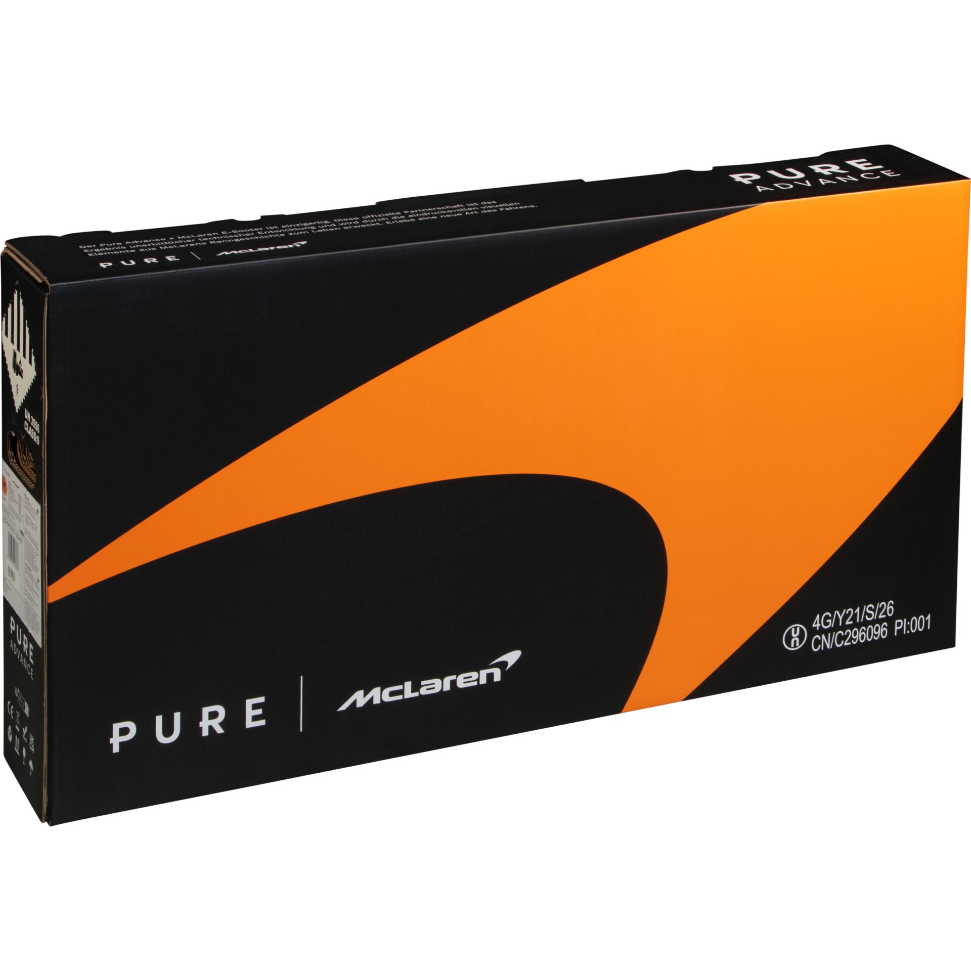 Box, McLaren, Pure, Orange curve, Packaging box