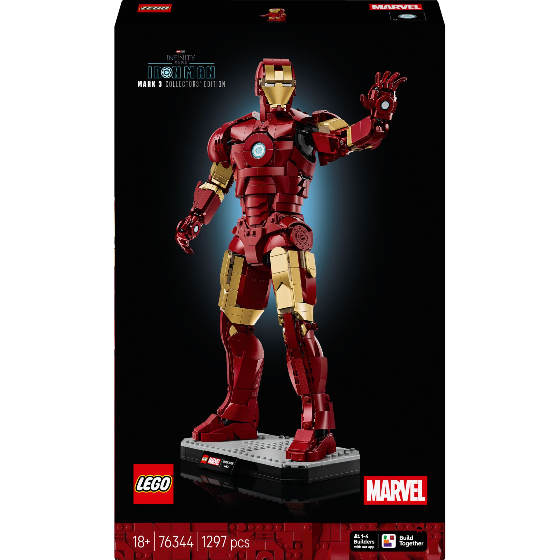 Iron Man, Lego Stein, Marvel, Statue, Aufbaustückung