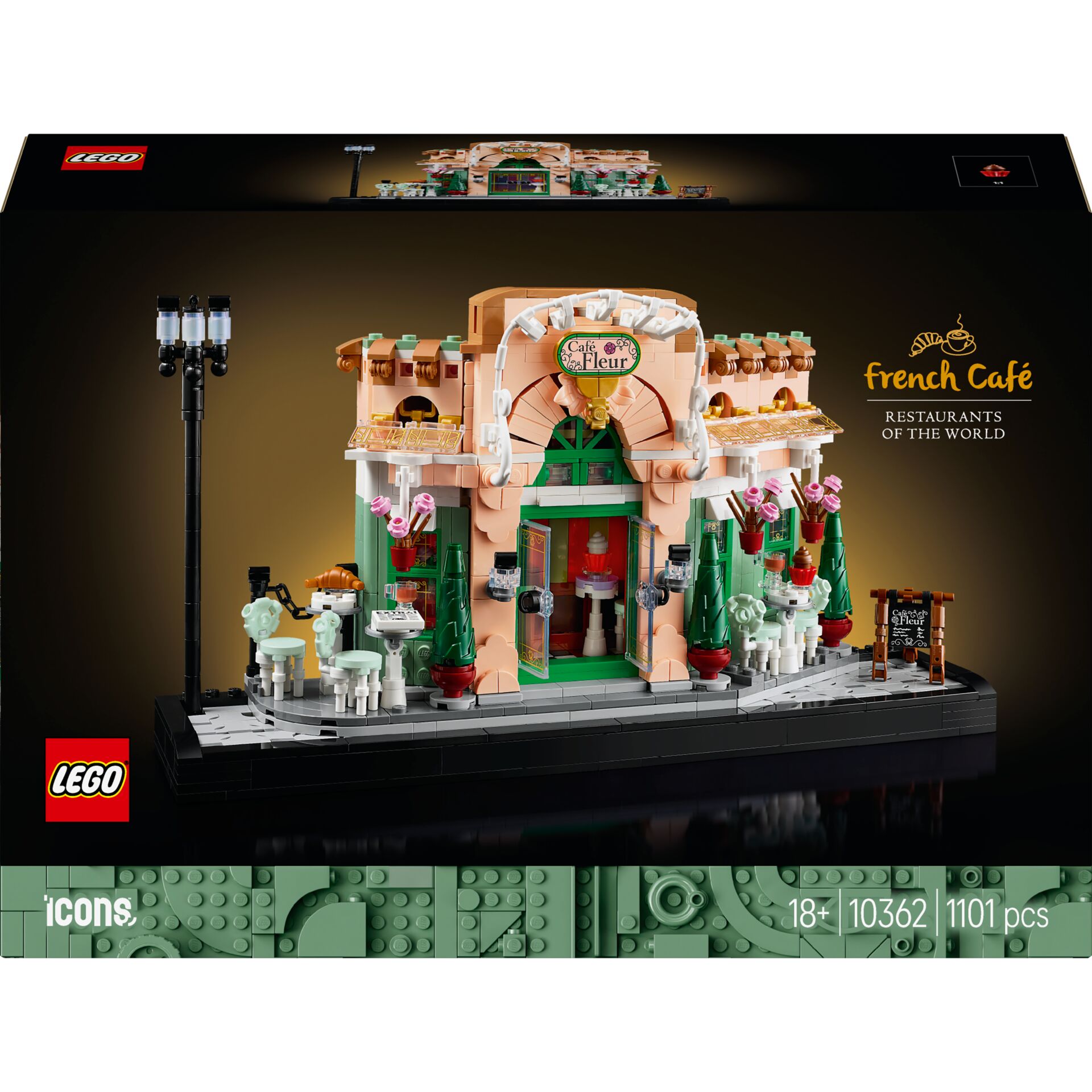 Lego, Restaurant, Café Fleur, Fassade, Bausatz