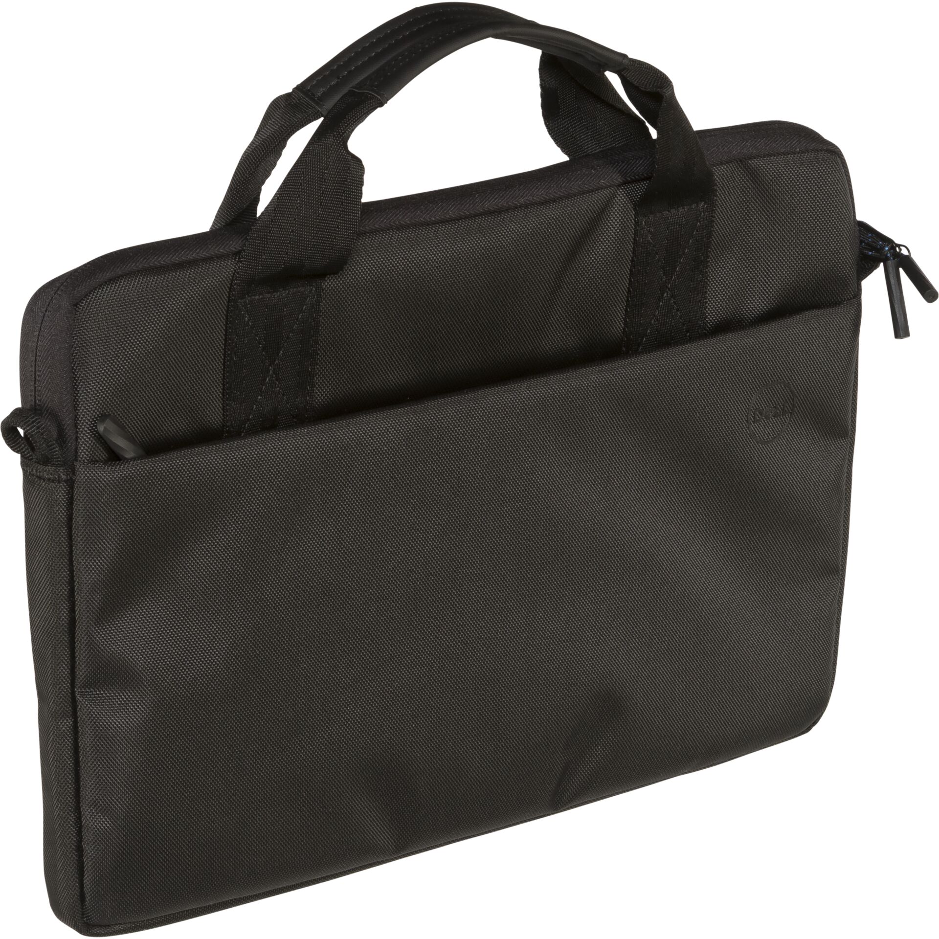 Laptoptasche, Schwarz, Tragegriff, Vordertasche, Reißverschlussverschluss