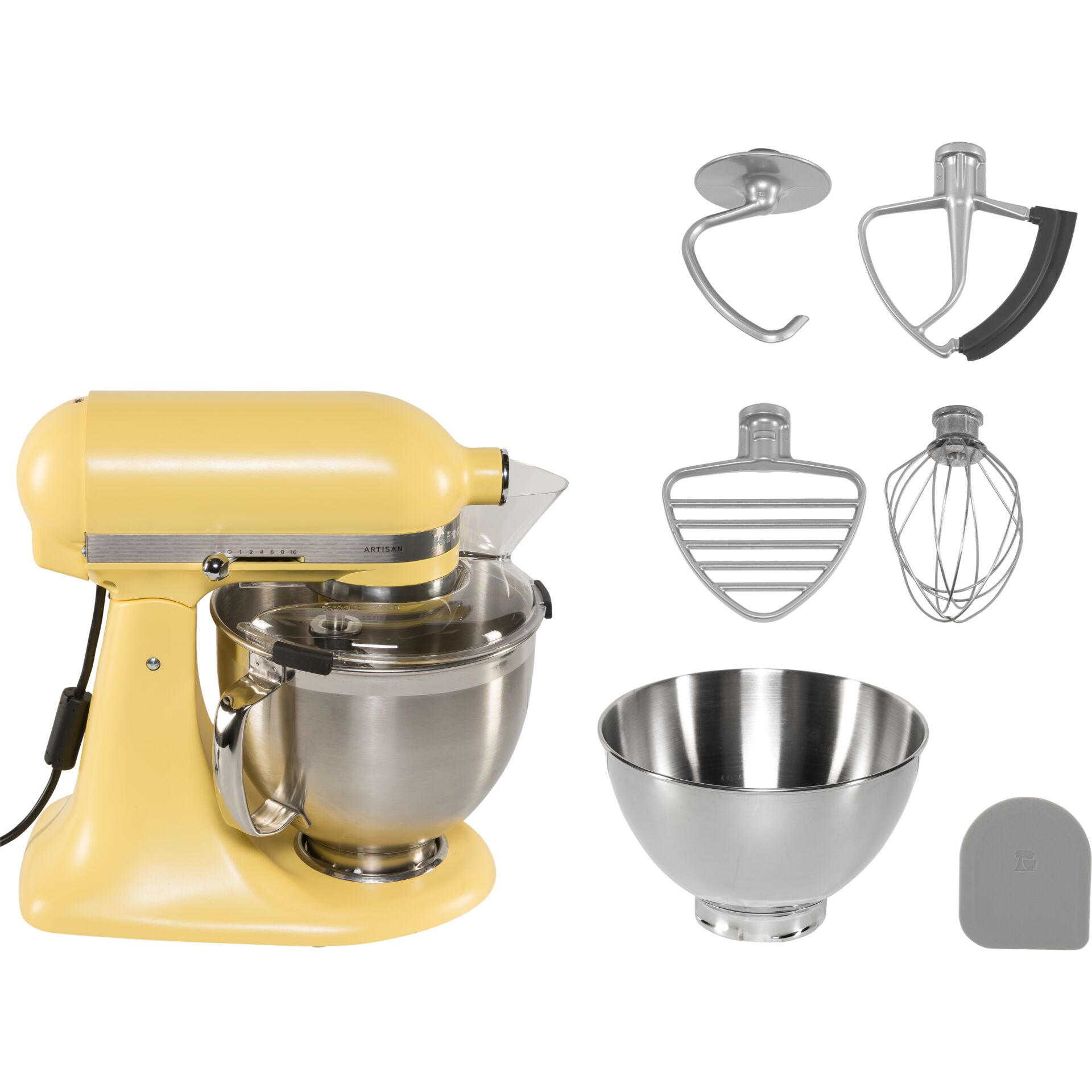 Küchenmaschine, Standmixer, Auslage, Rührschüssel, Mixerzubehör