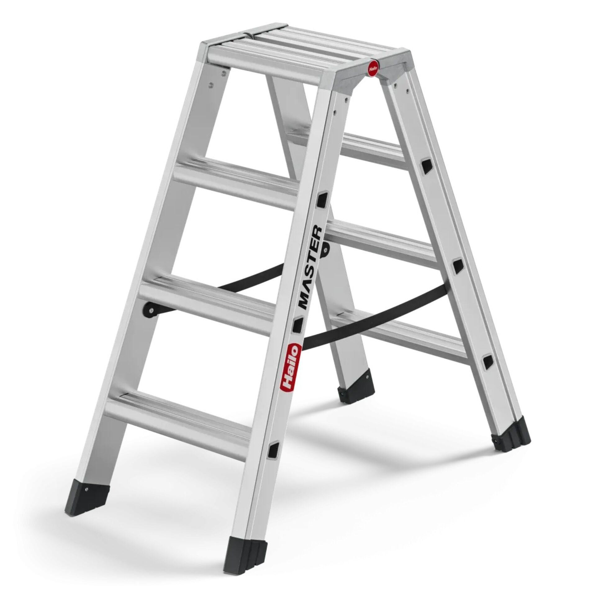 Leiter, Leiter aus Aluminium, Aluminiumleiter, Stabiler Stand, Klappleiter