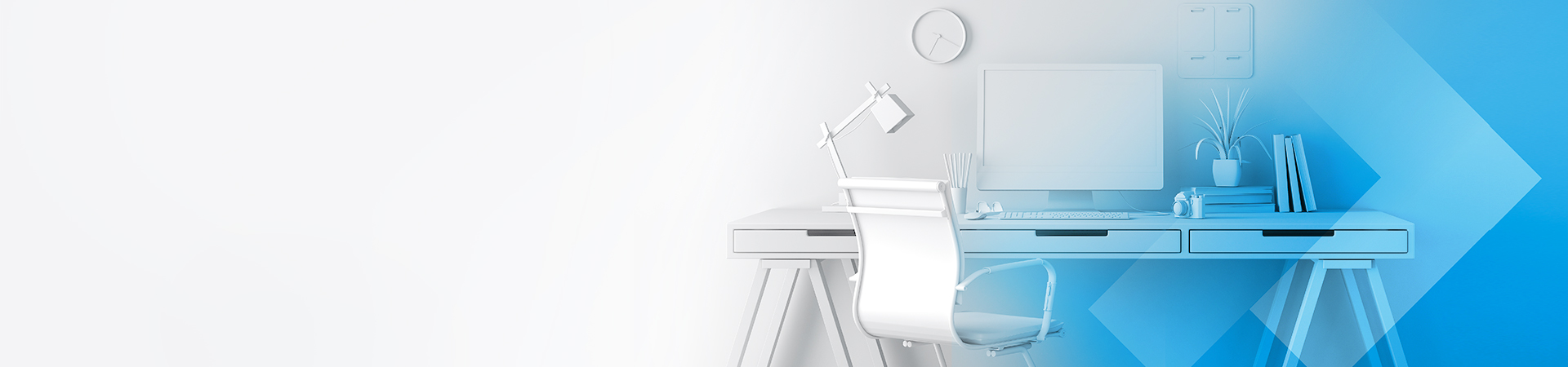 Schreibtisch, Büro, Computer, Monitor, Stuhl