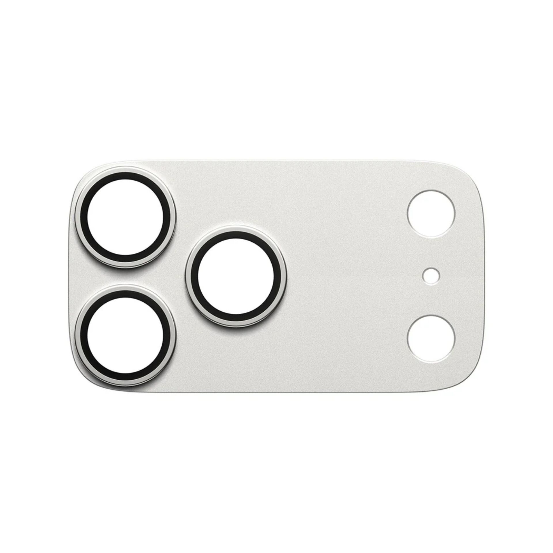 kamera-objektiv, linse, drei-linien-bild, lupen-rahmen, silber