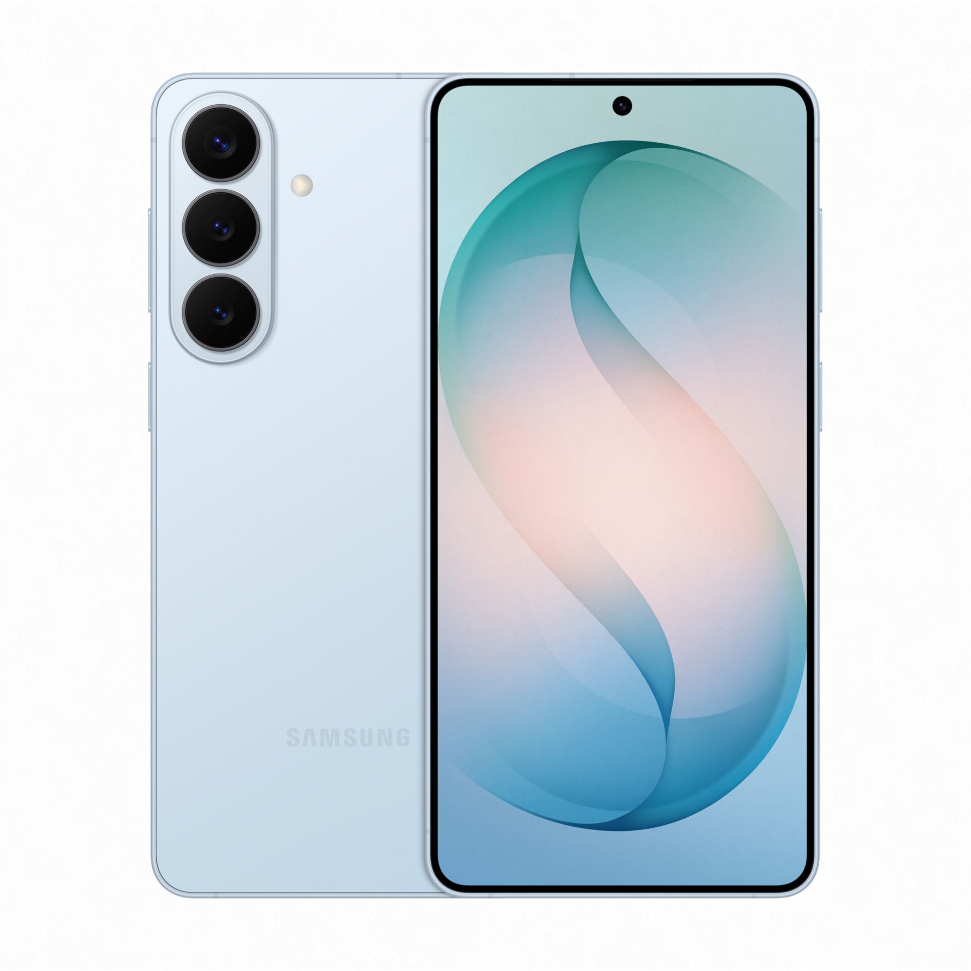 smartphone, Samsung Galaxy, quadruple camera, blue, edge-to-edge display