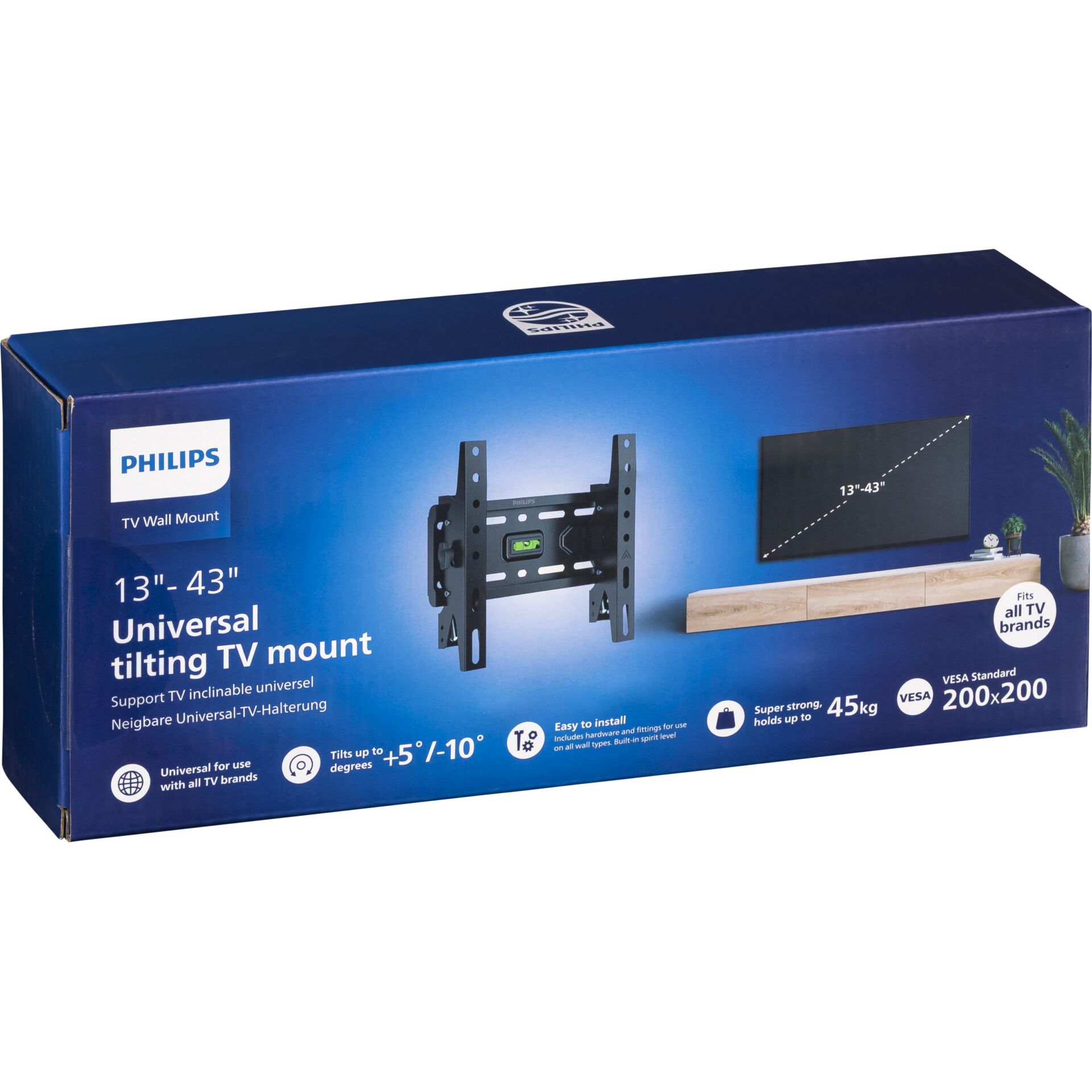 TV-Halterung, Wandhalterung, Tilting, Universell, VESA200x200