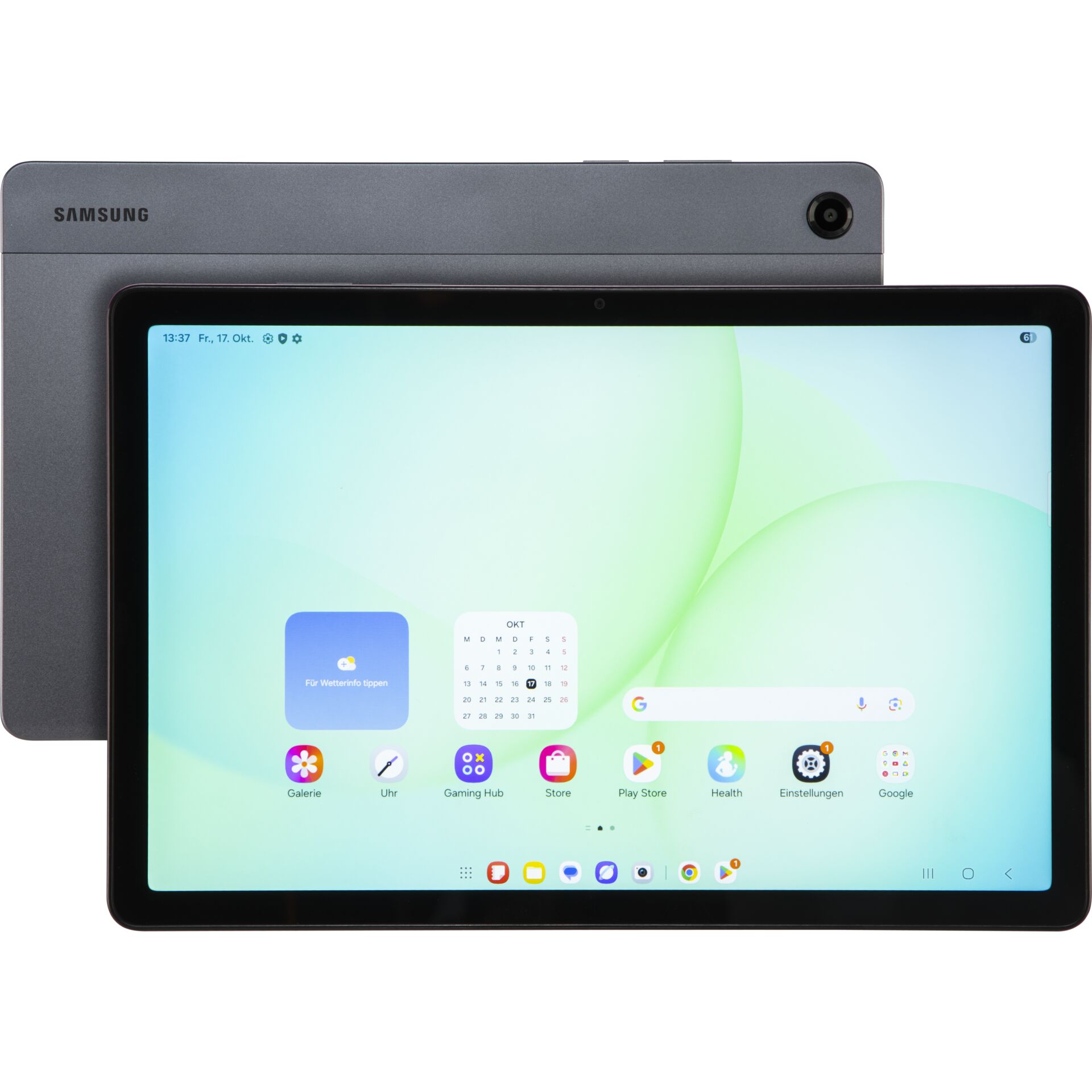 Tablet, Samsung, Android, Tablet mit Tastatur, Display-Look