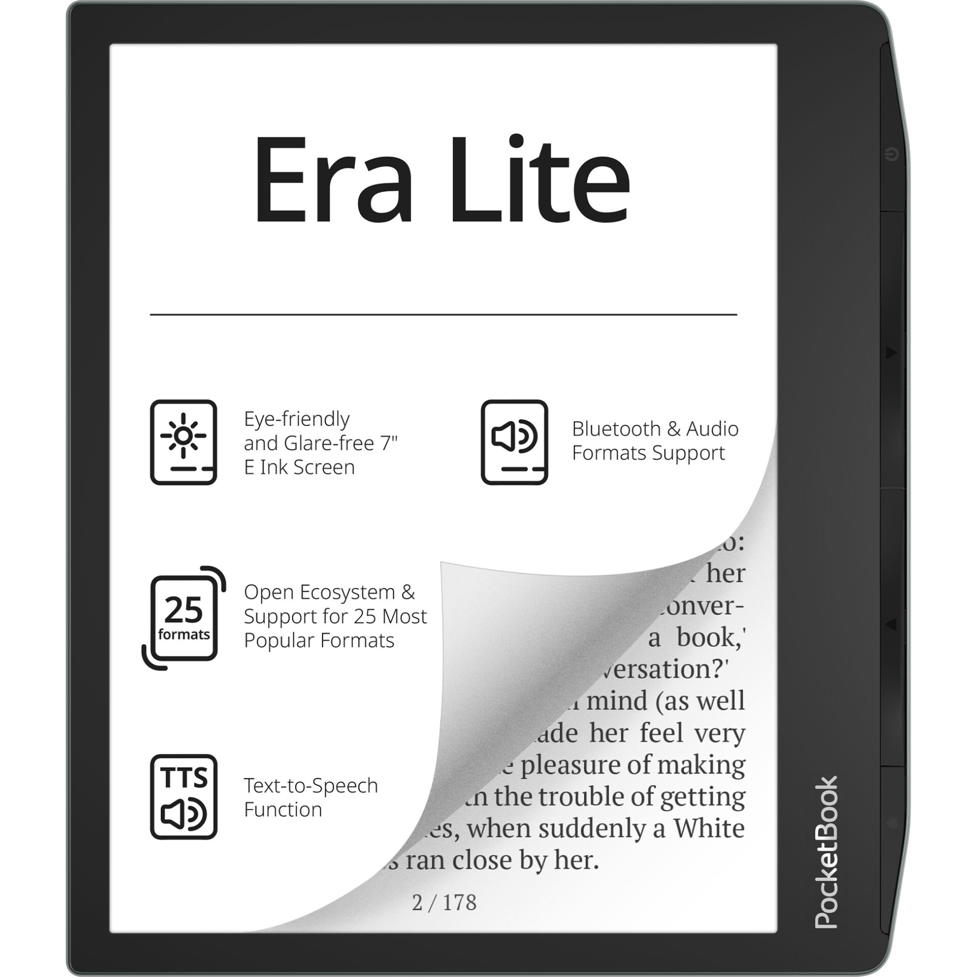 e-Reader, 7 Zoll, E-Ink, Bluetooth, offene Formate, e-reader, Tablet, 7-Zoll, E-Ink, PocketBook