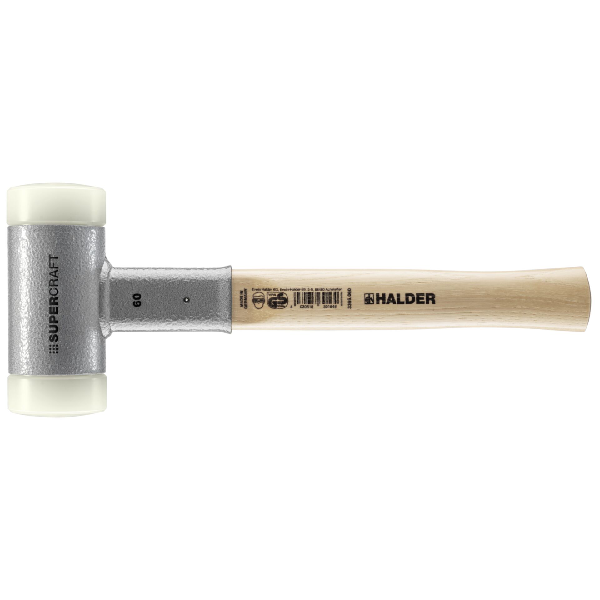 Hammer, Claw Hammer, Holzgriff, Stahlkopf, 60 g