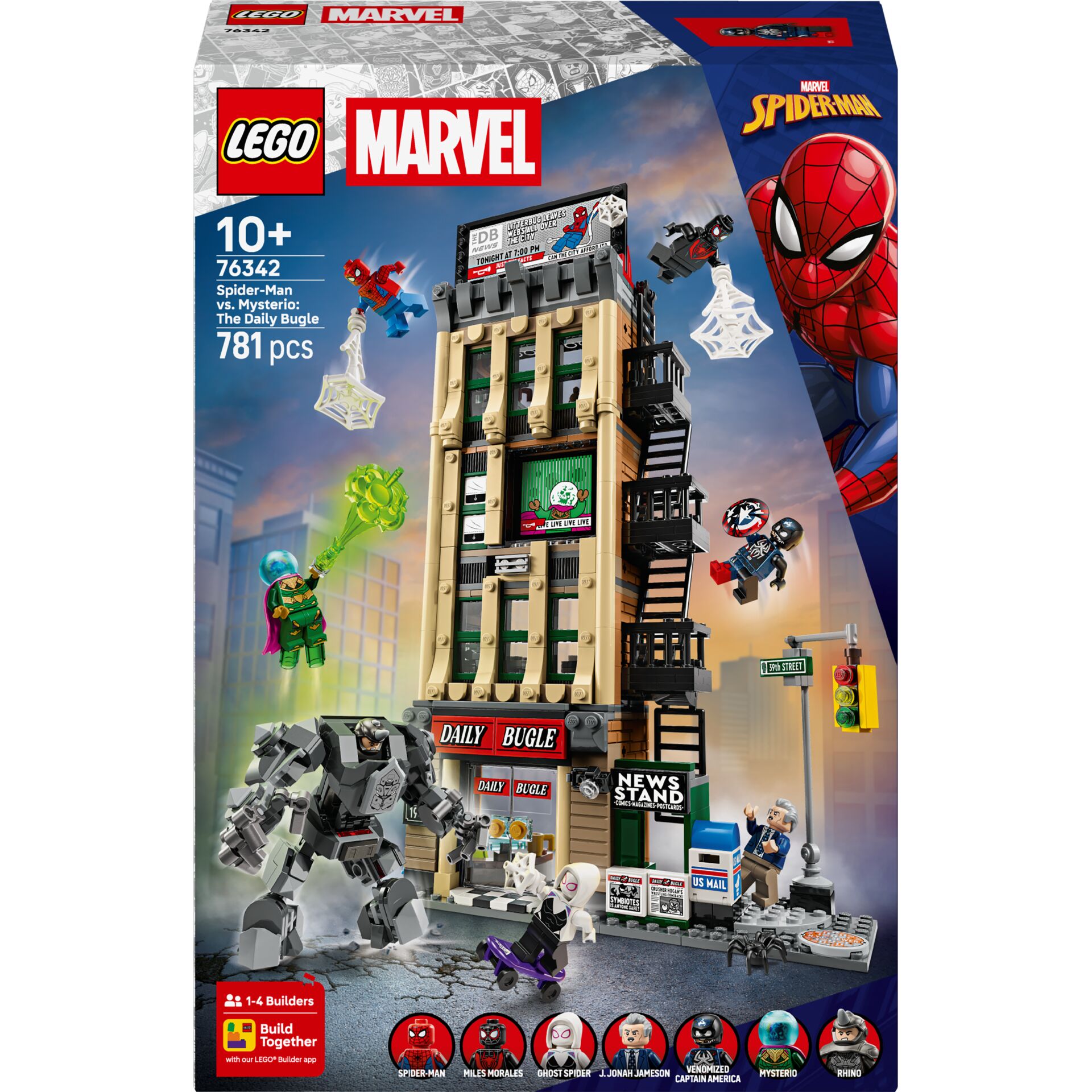 lego, Spider-Man, Bausatz, Stadthäuser, 781 Teile