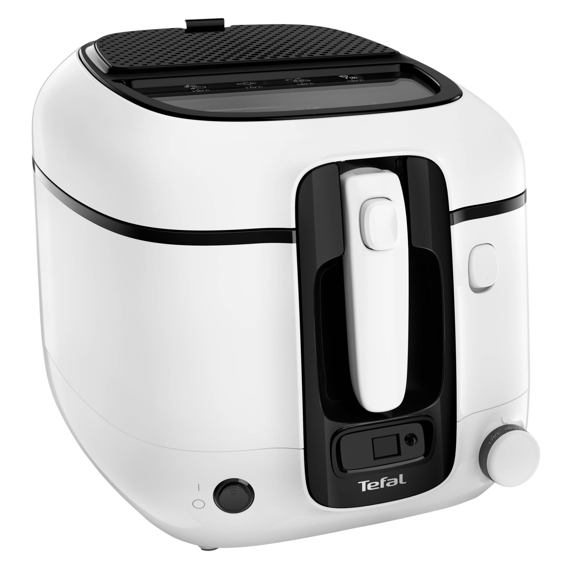 Heißluftfritteuse, Tiga-Fritteuse, Kompaktgerät, White, Temperaturregler