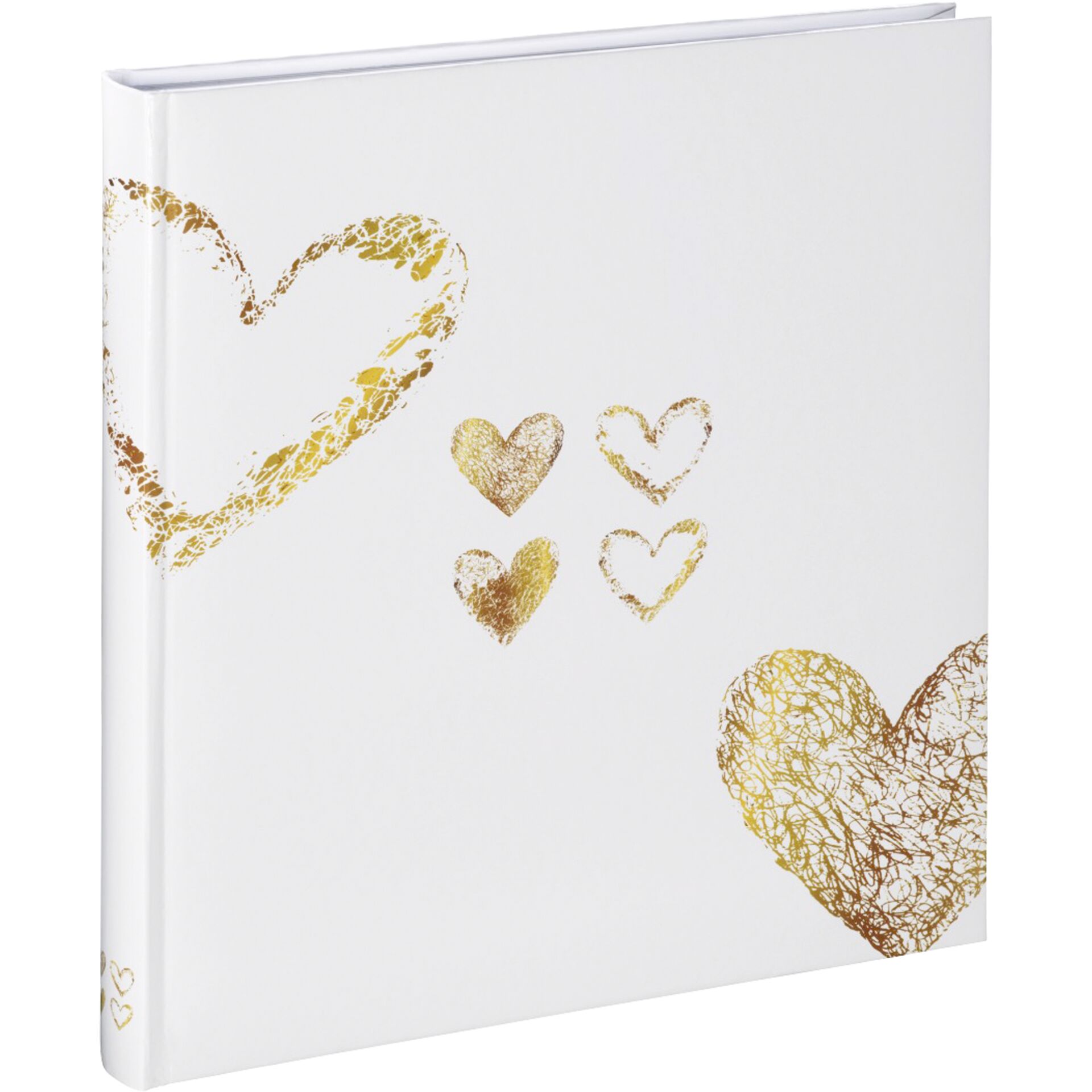 Hama Lazise gold Buchalbum 29x32  50 weiße Seiten Hochzeit    2363