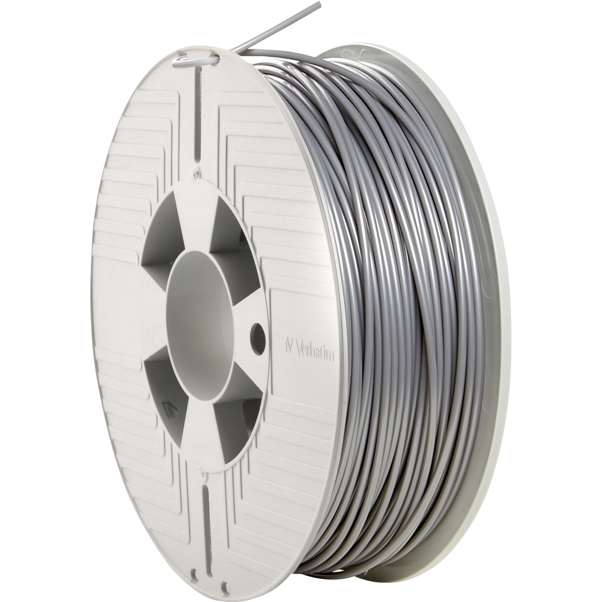 Verbatim 3D Printer Filament PLA  2,85 mm 1 kg silver/metal grey