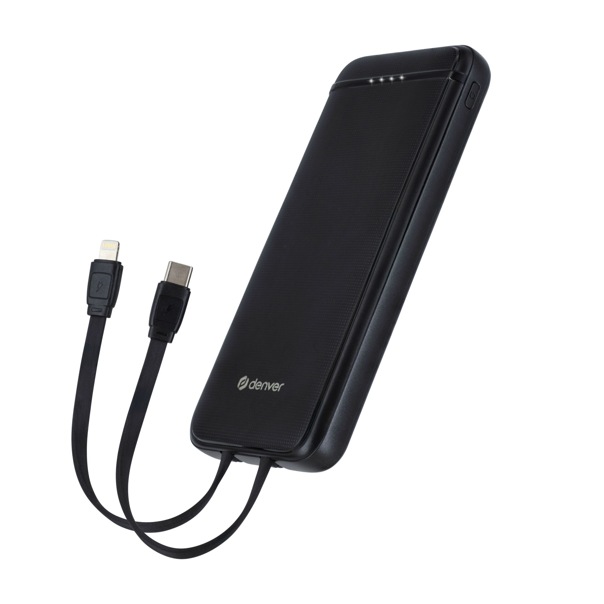 Powerbank, Portable charger, USB-C, Lightning, LED indicators
