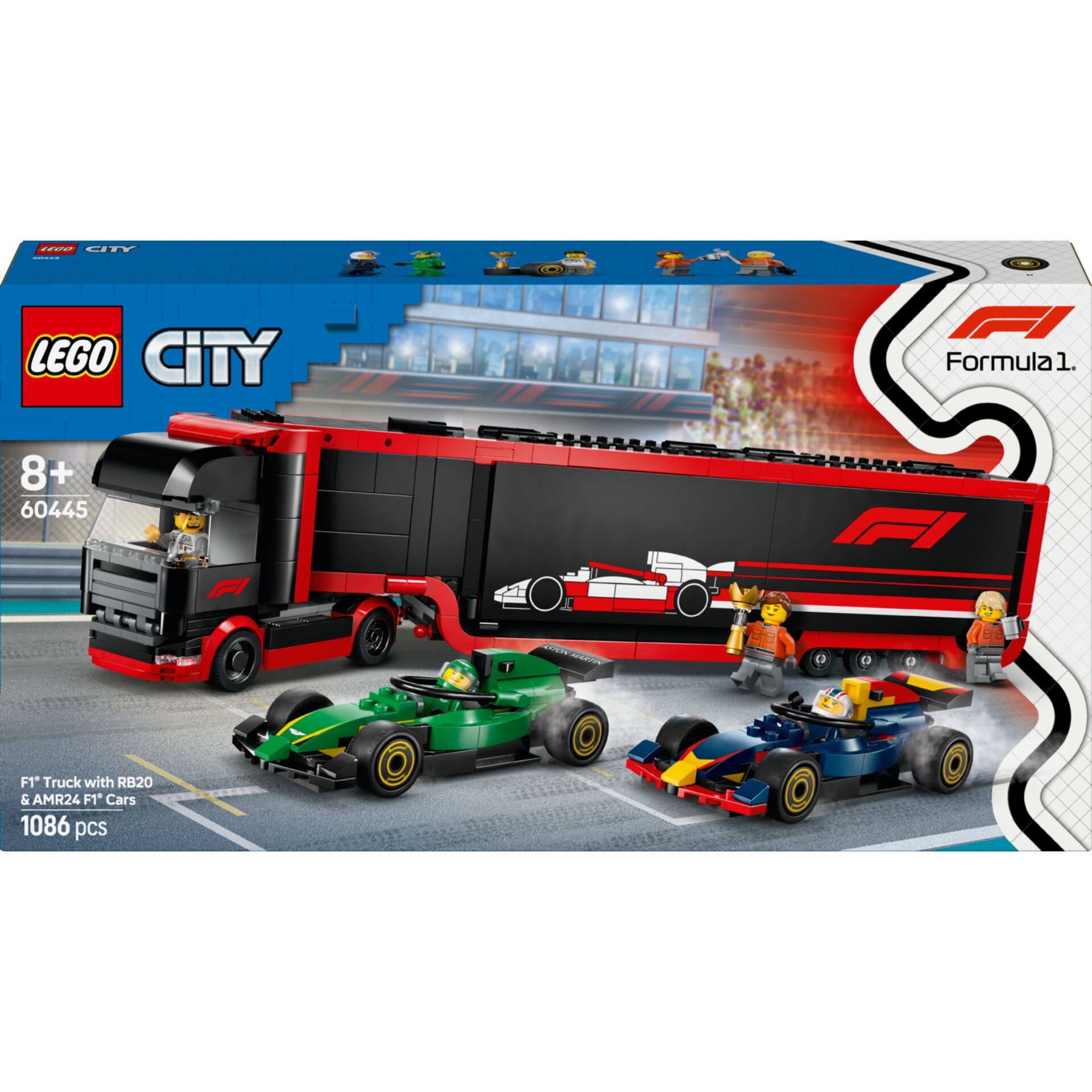 Lego, City, Rennwagen, Formel 1, Lkw