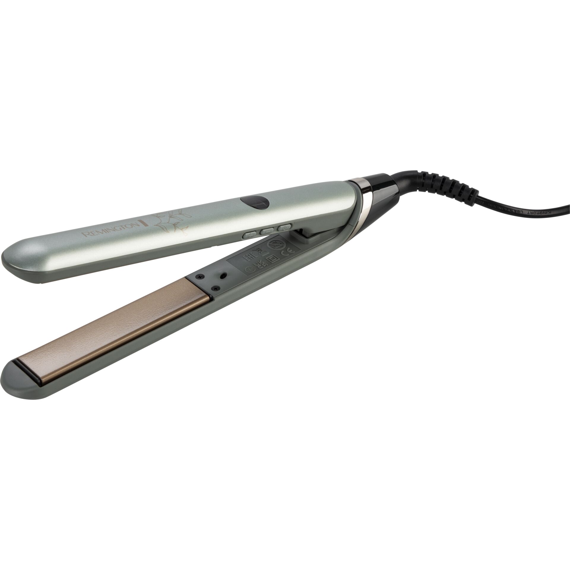 Lockenstab, Glätteisen, Reise-Glätter, Keratin, Titanium