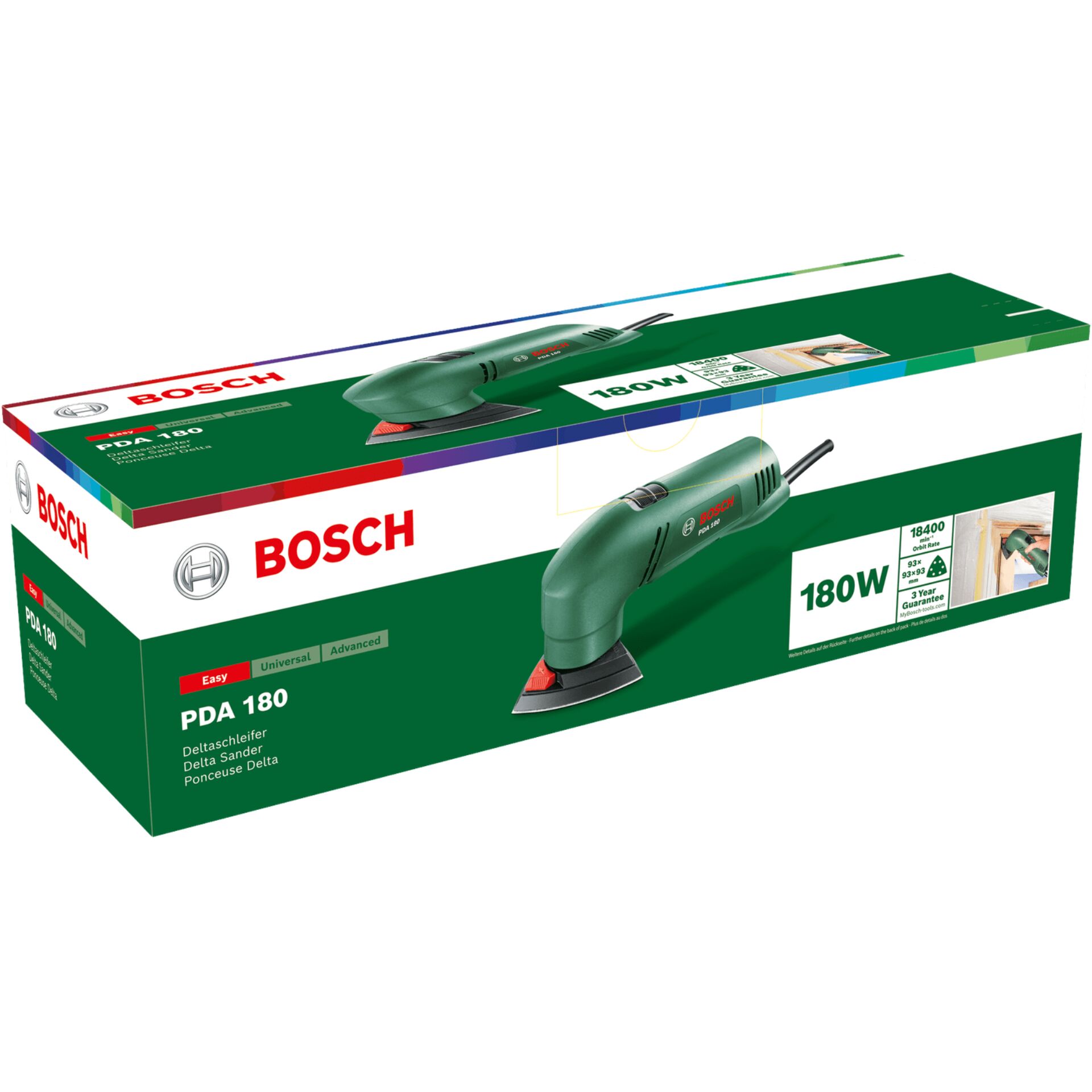 PDA 180, Delta Schleifer, Bosch, 180W, Delta Schleifer