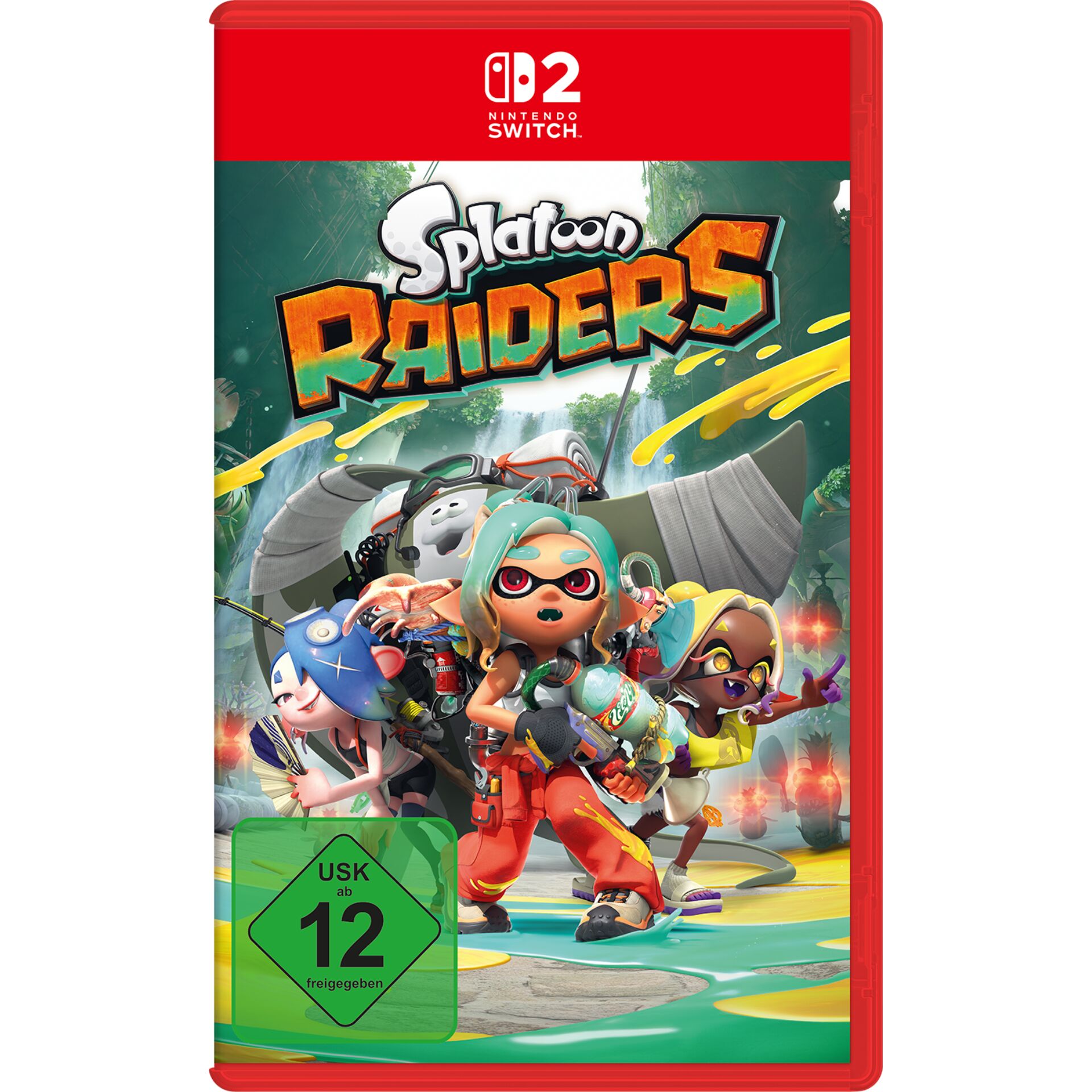 Nintendo Switch, Splatoon, Riders, Action, Spielhülle