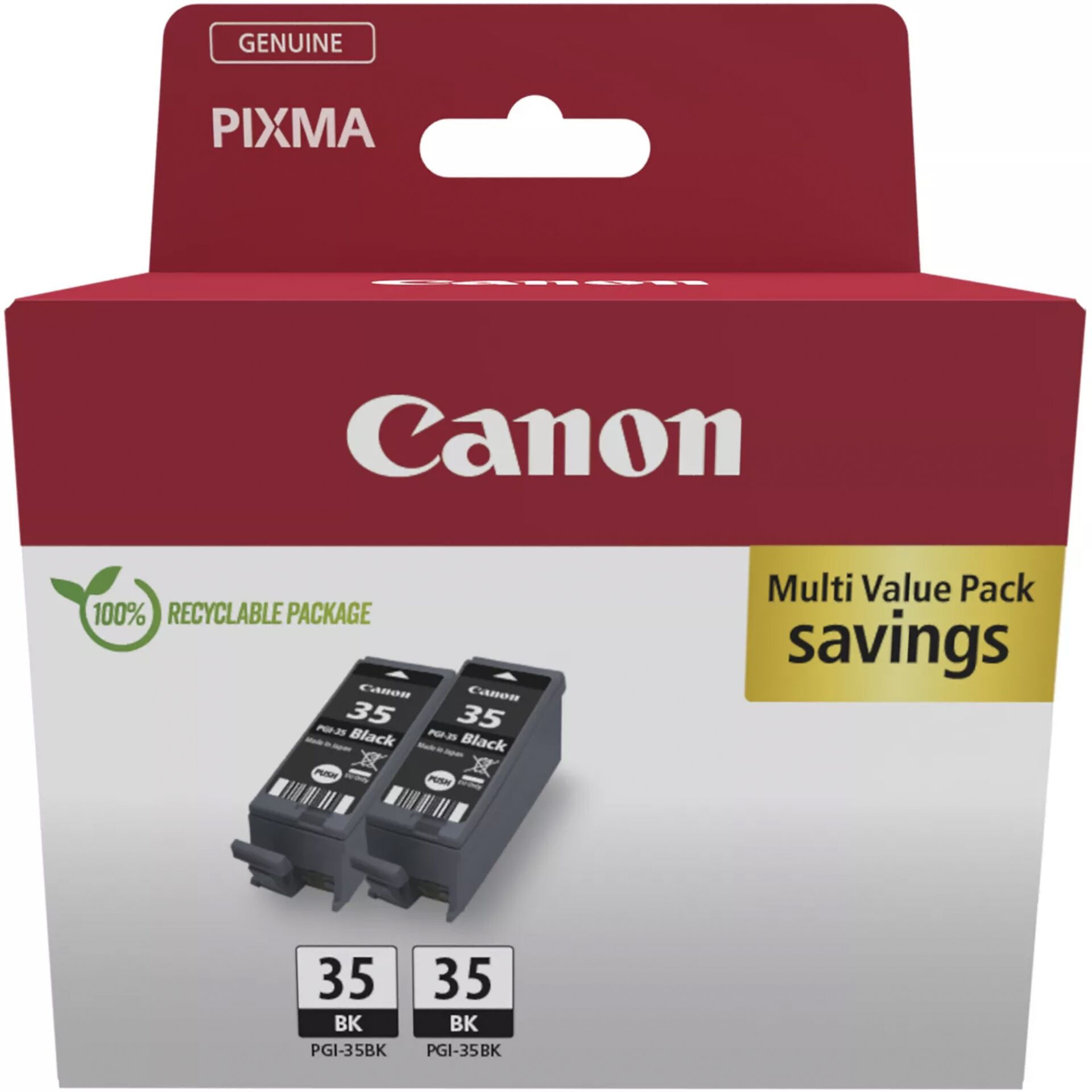 Canon PGI-35 BK schwarz  Twin Pack