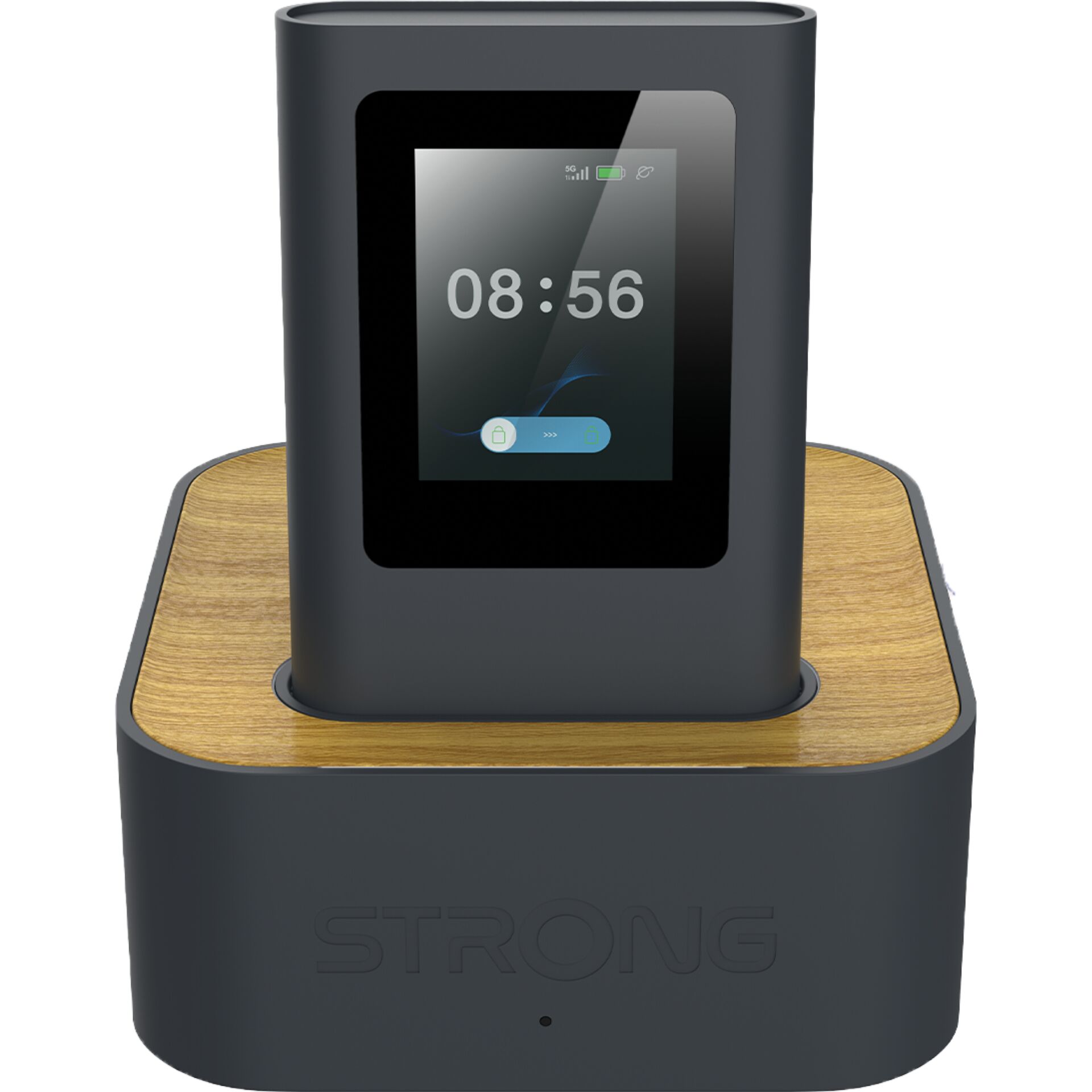 smartwatch, Dock, Holzbasis, Ladehalterung, Touchscreen