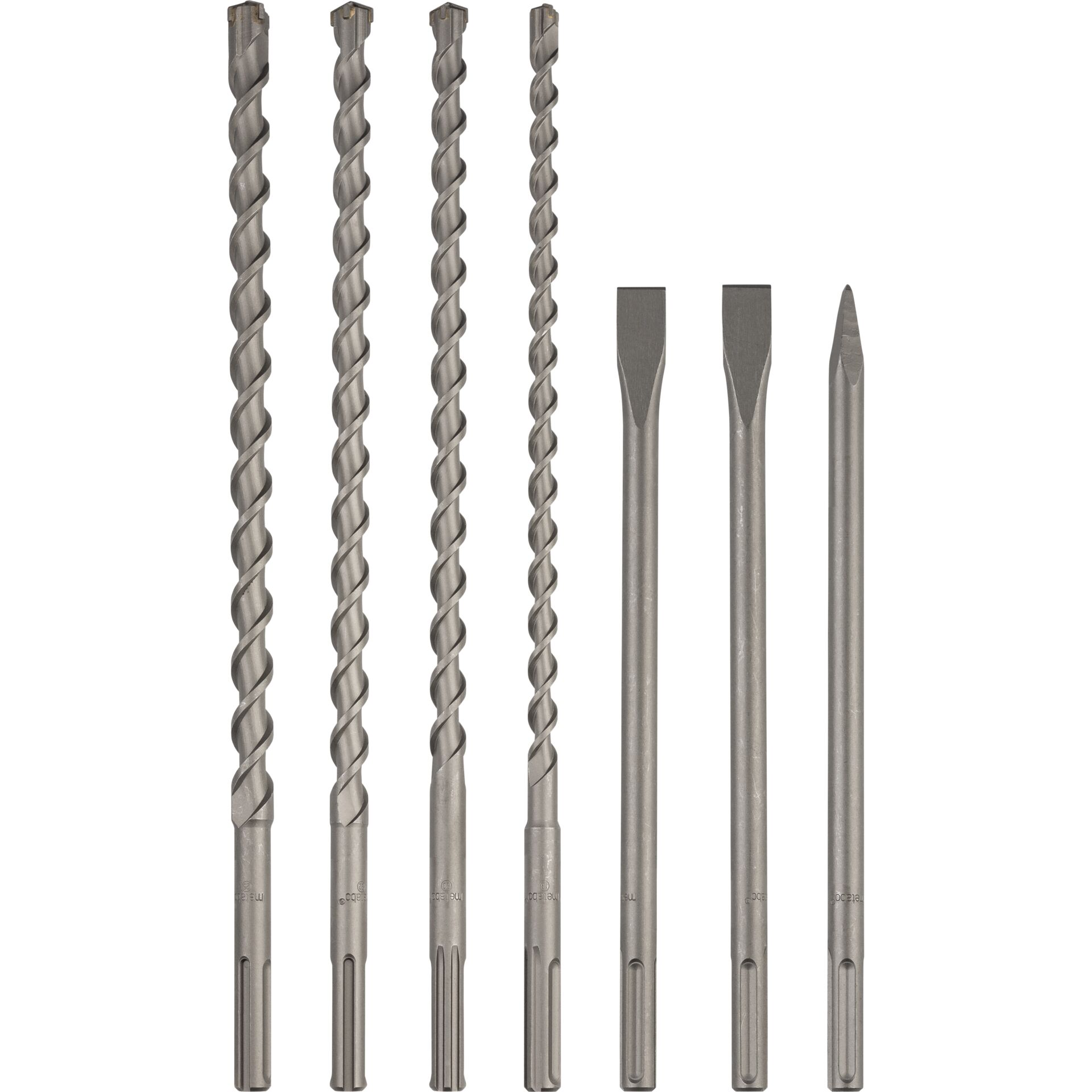 Metabo SDS-max Bohrer-Meissel-  Set SP 7-tlg.