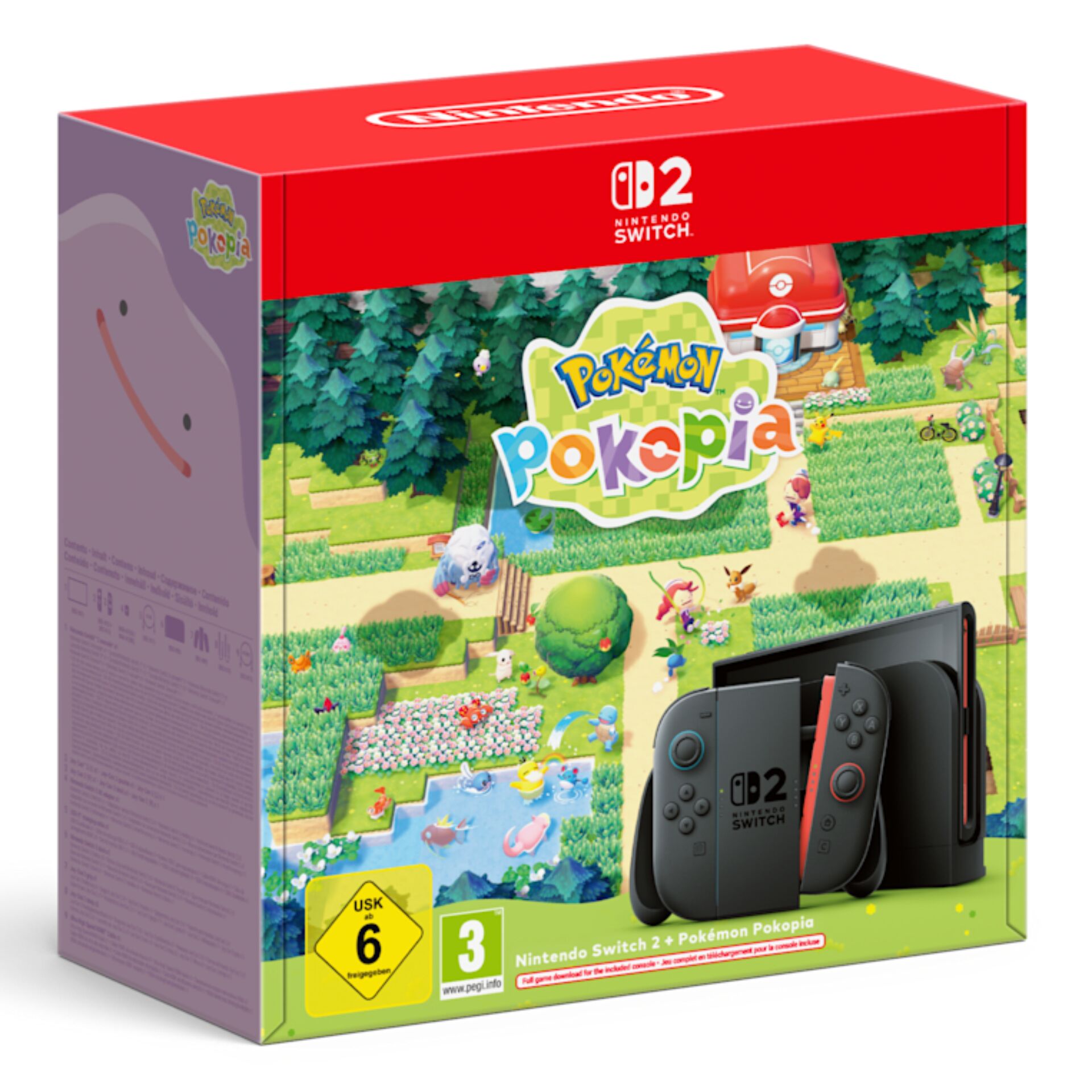 Nintendo Switch, Pokémon PokéPía, Gaming console, Joy-Con controller, Bundle