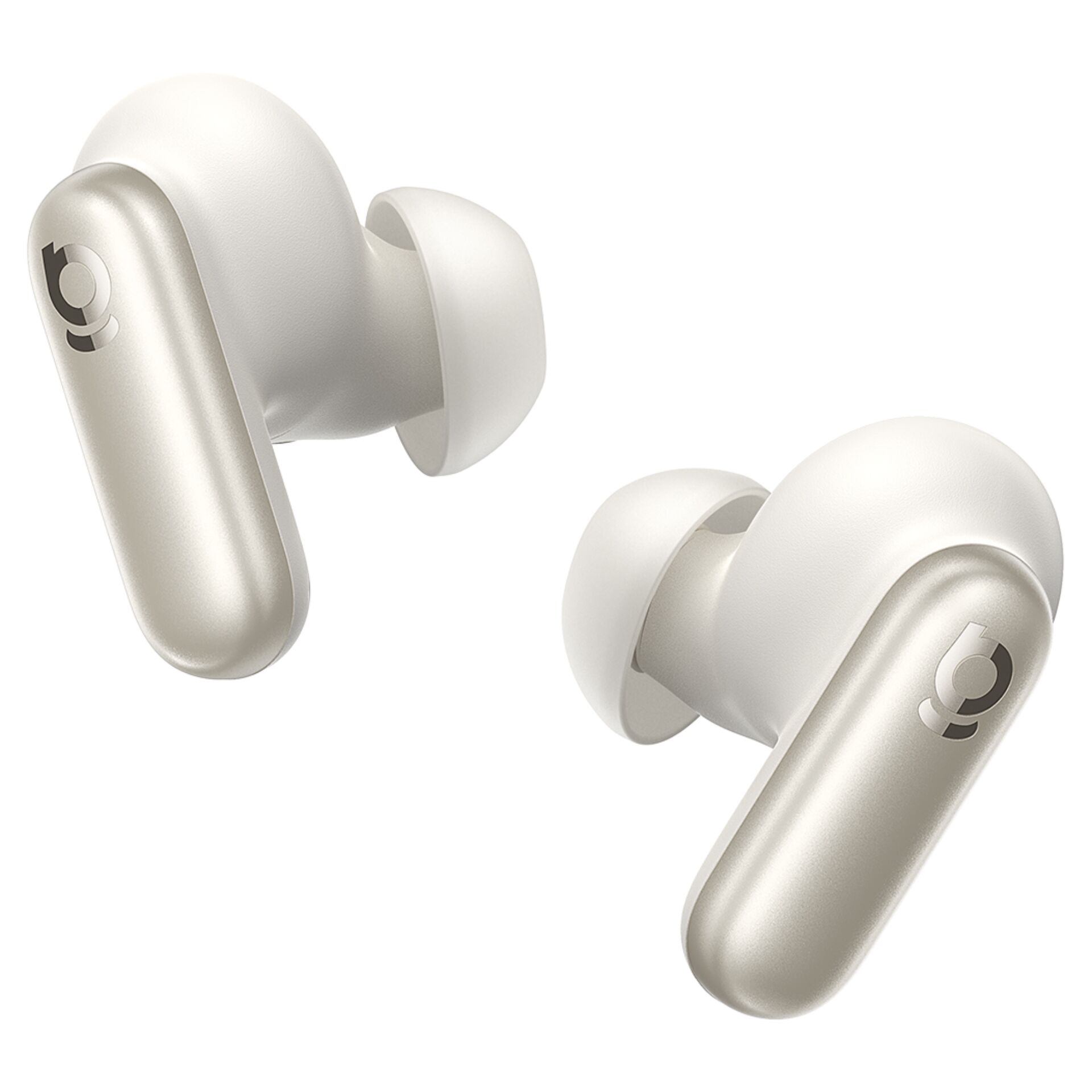 In-ear, Earbuds, Wireless, White, Silicone tips