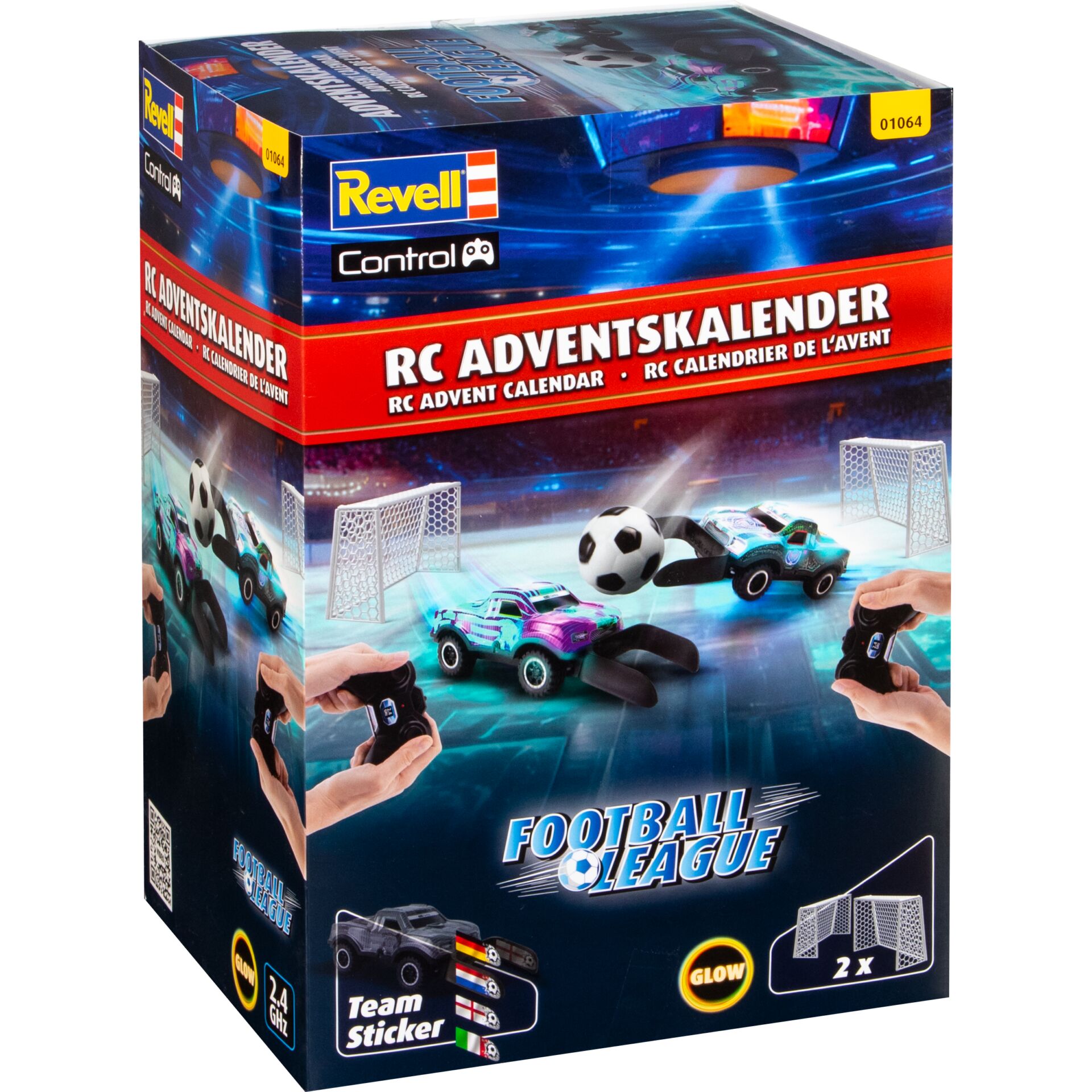RC cars, Football stadium, Mini remote, Soccer ball, Twisty cars