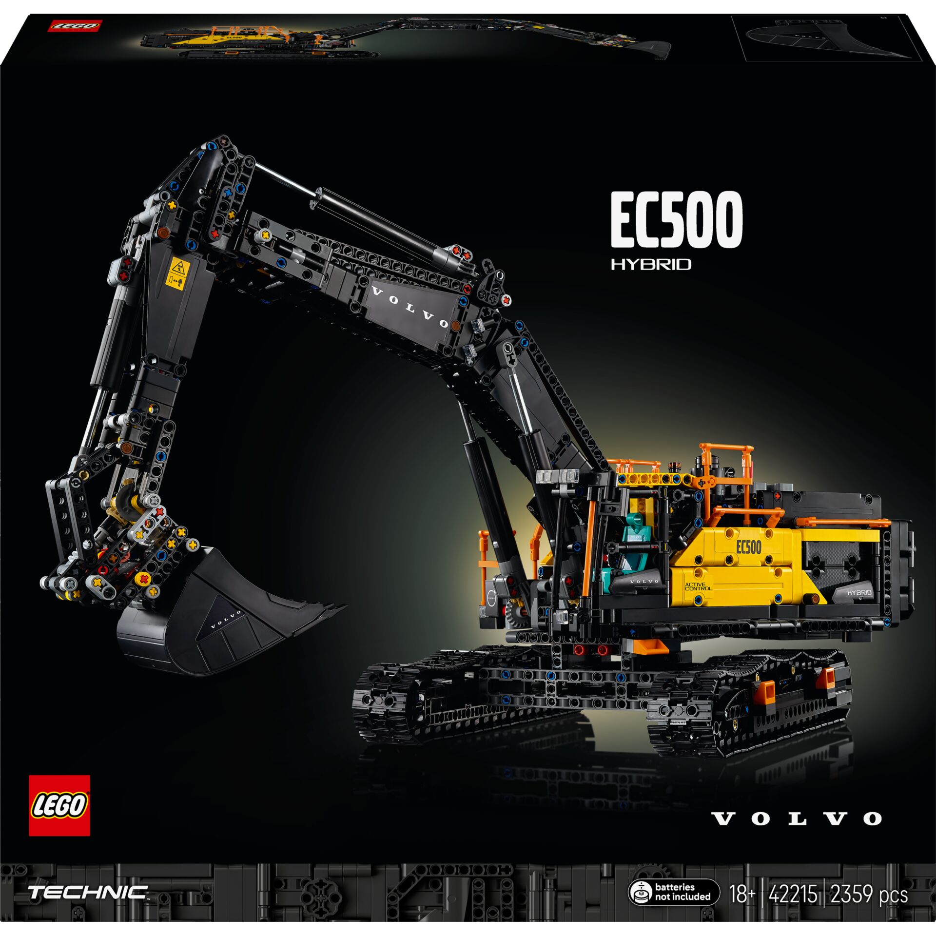 Baukran, Schaufelbagger, Technic, Hydraulikbagger, Volvo