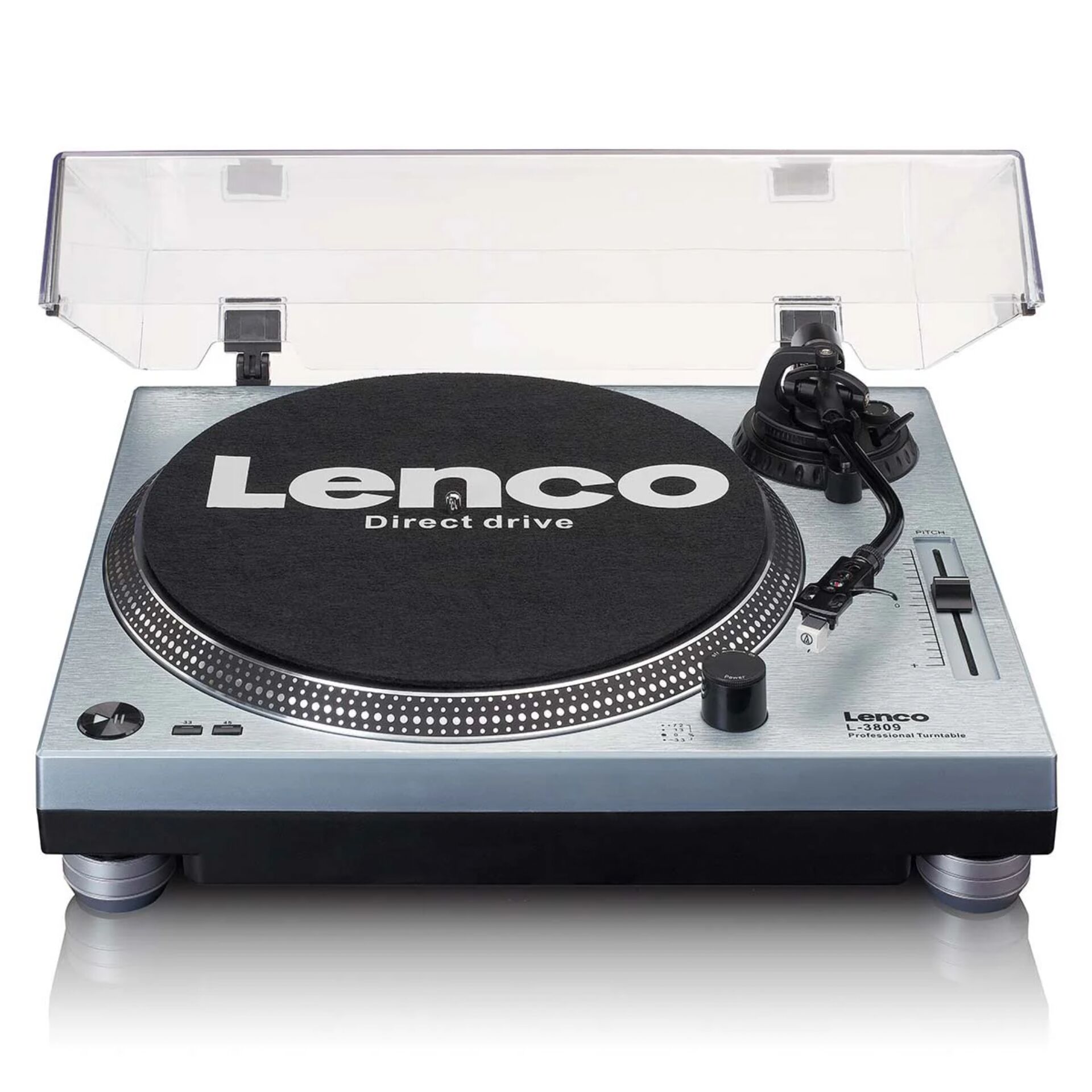 Plattenspieler, Direct Drive, Turntable, Lenco, Großes Plattenlaufwerk