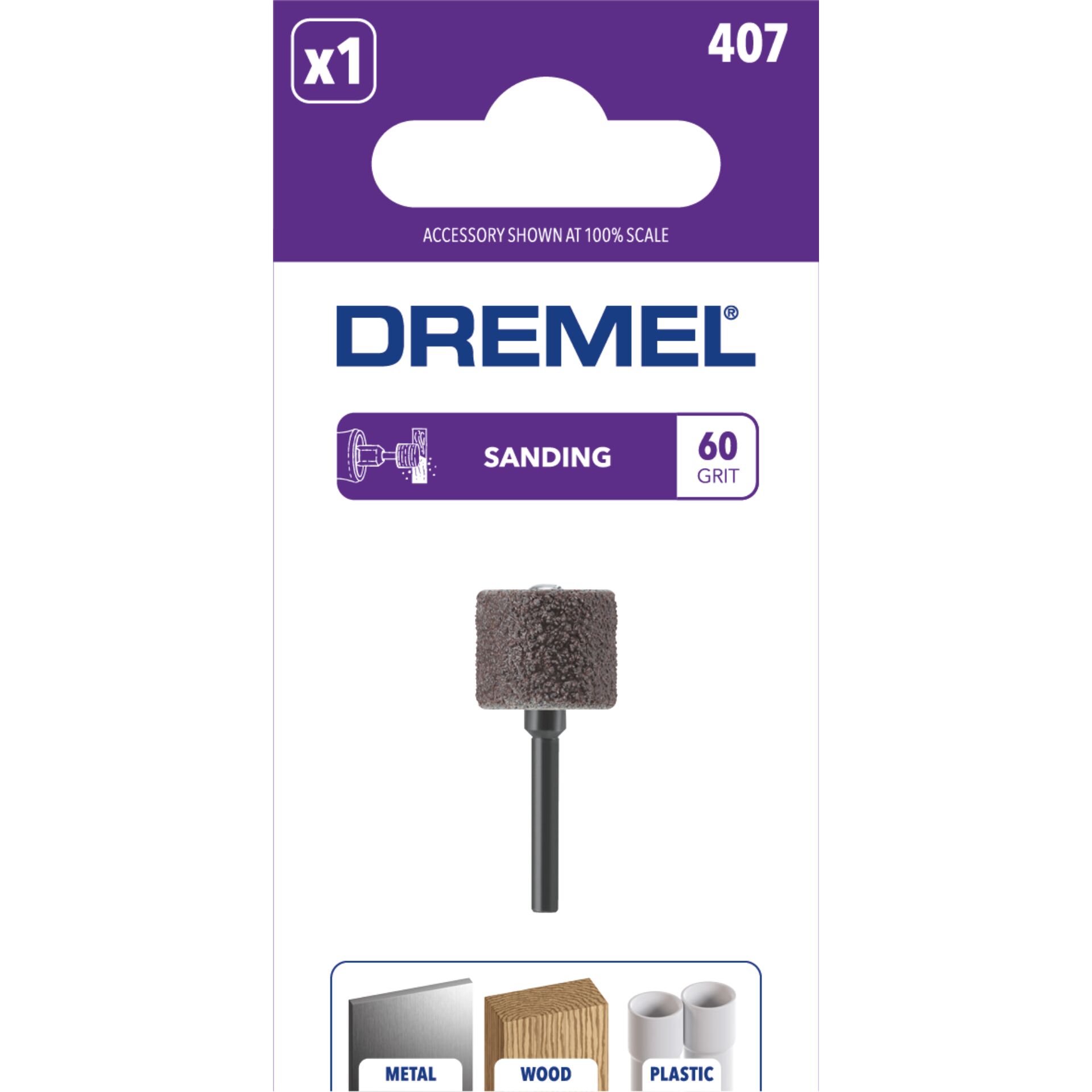 Schleifscheibe, Schleifbit, 60er Körnung, Dremel Zubehör, Schleifwerkzeug