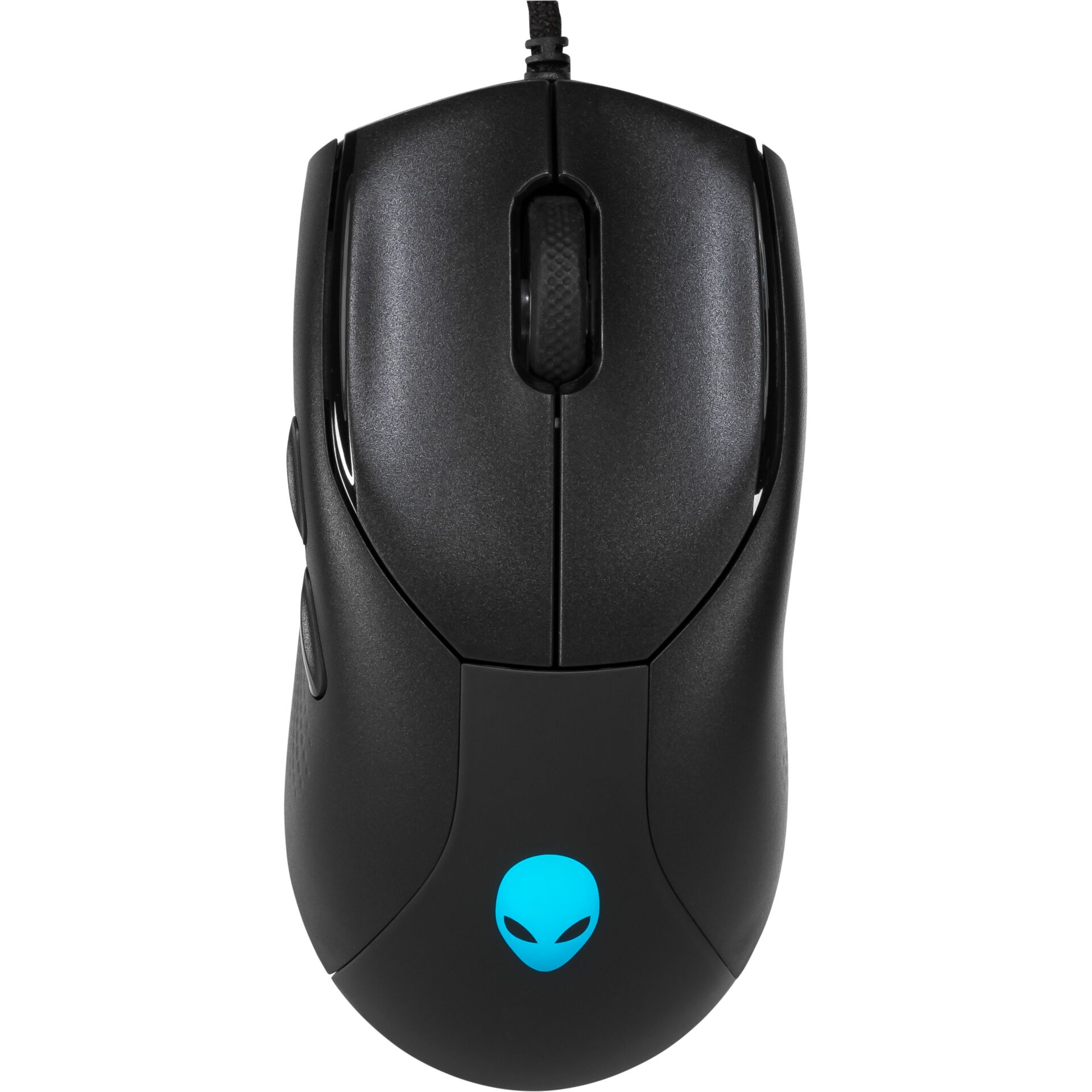 Computerausrüstung, Elektronik, Hardware, Maus, Gaming-Maus, Kabelmaus, Schwarz, USB-Maus, Blaues Logo