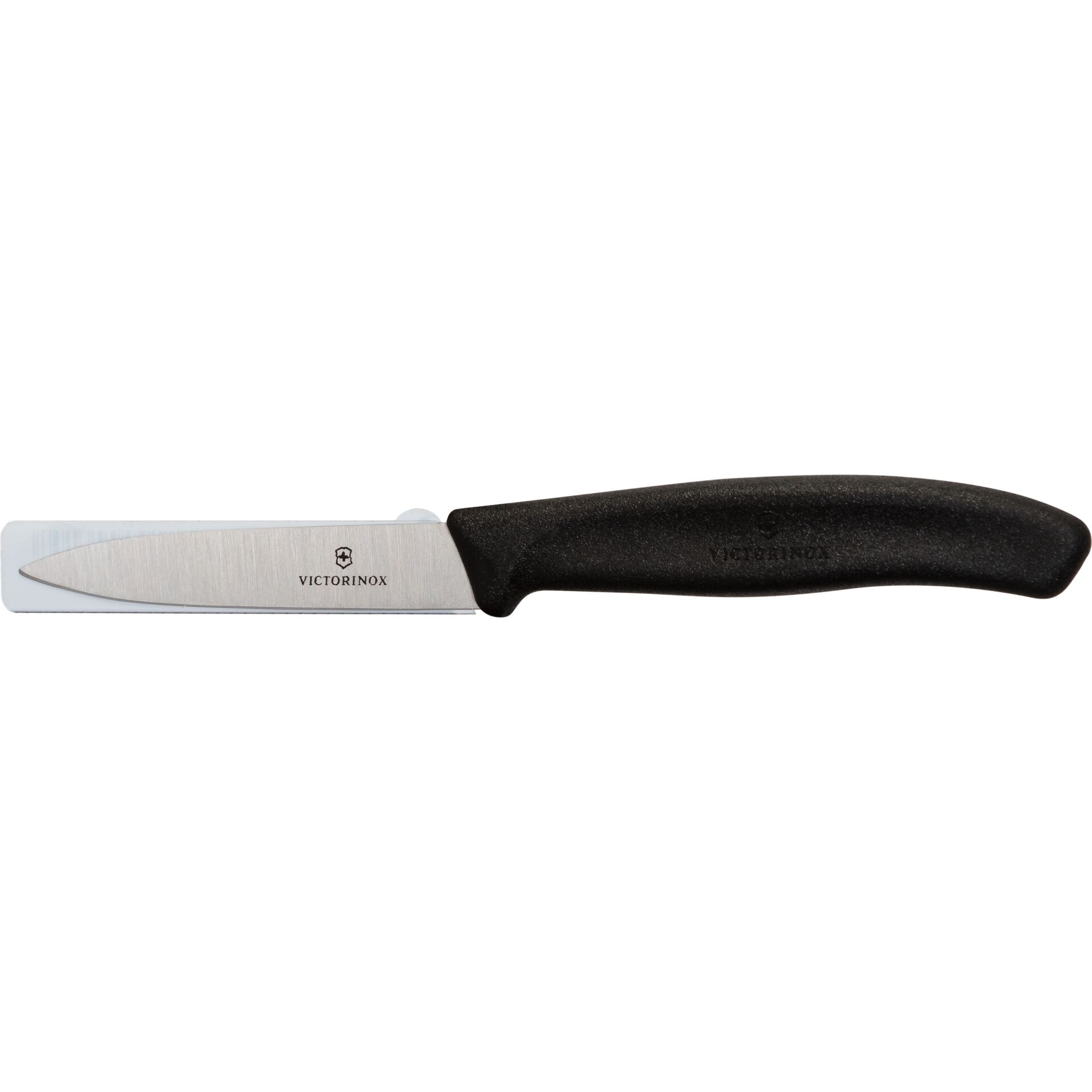 messer, küchenmesser, stahl, schwarzgriff, flate