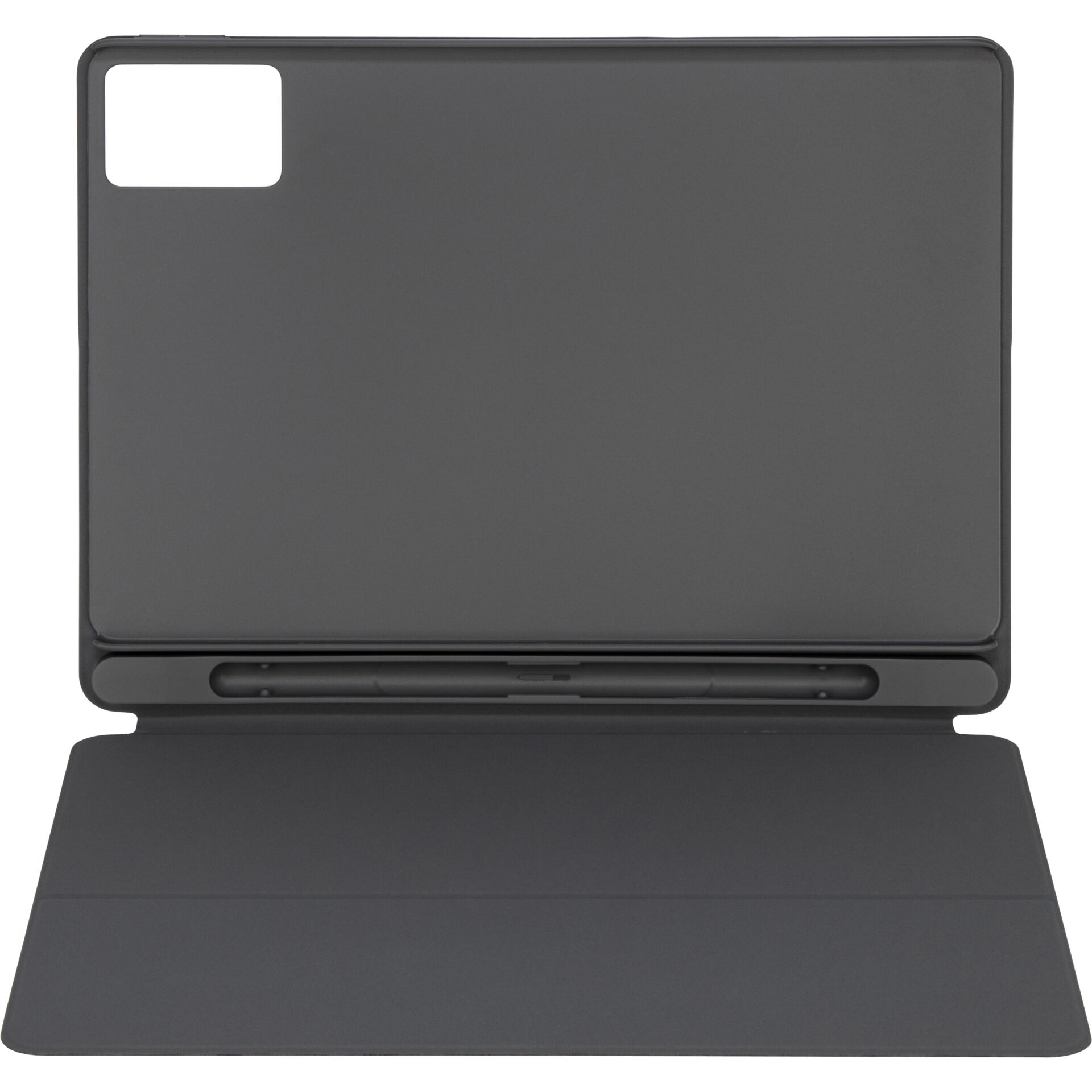 tabletetui, Schutzhülle mit Ständer, Faltabdeckung, Eckaussparung, Grau, Tablet-Schutzhülle, Faltcover, Grau, Magnetverschluss, Stiftfach