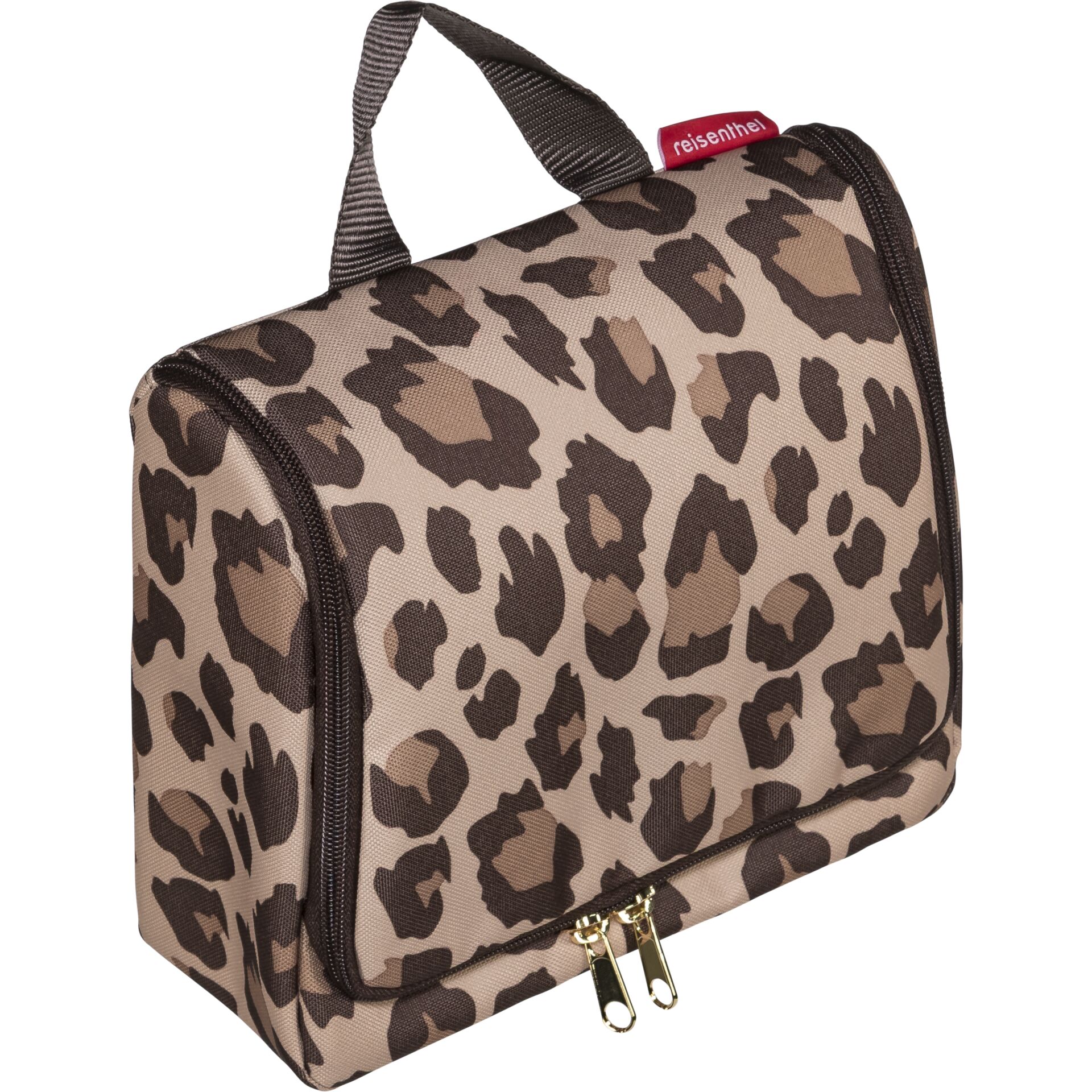 -Lunchbox, -Leopardendruck, -Kühltasche, -Reißverschluss, -Tragegriff