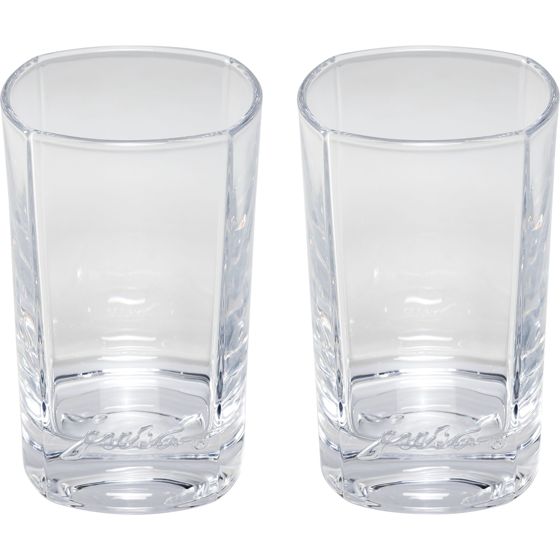 Glas, Shotglas, 2er-Set, Klare Glasvase, Klarer Glas-Becher