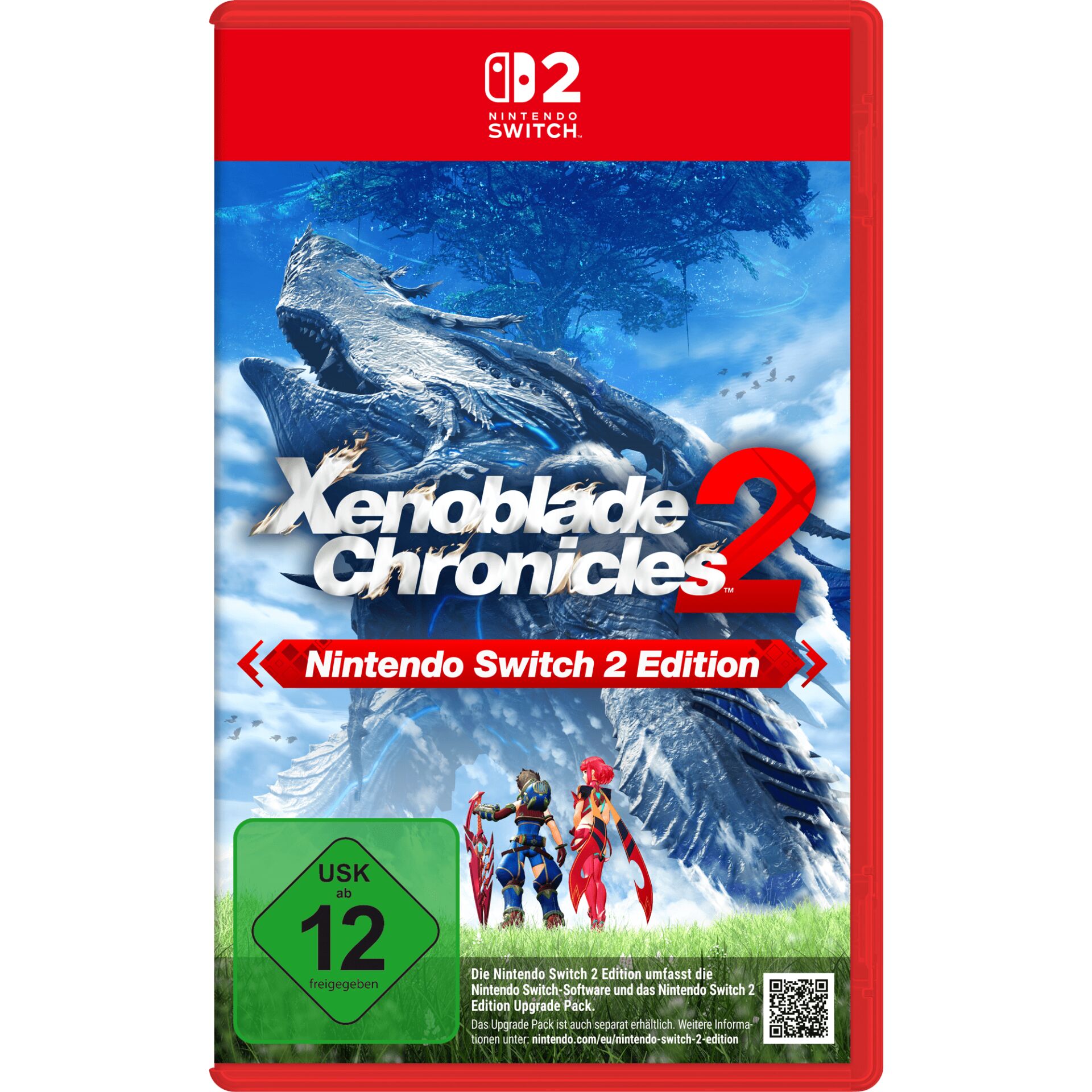 Nintendo Switch, Xenoblade Chronicles 2, Switch Spielhülle, USK 12, Artwork