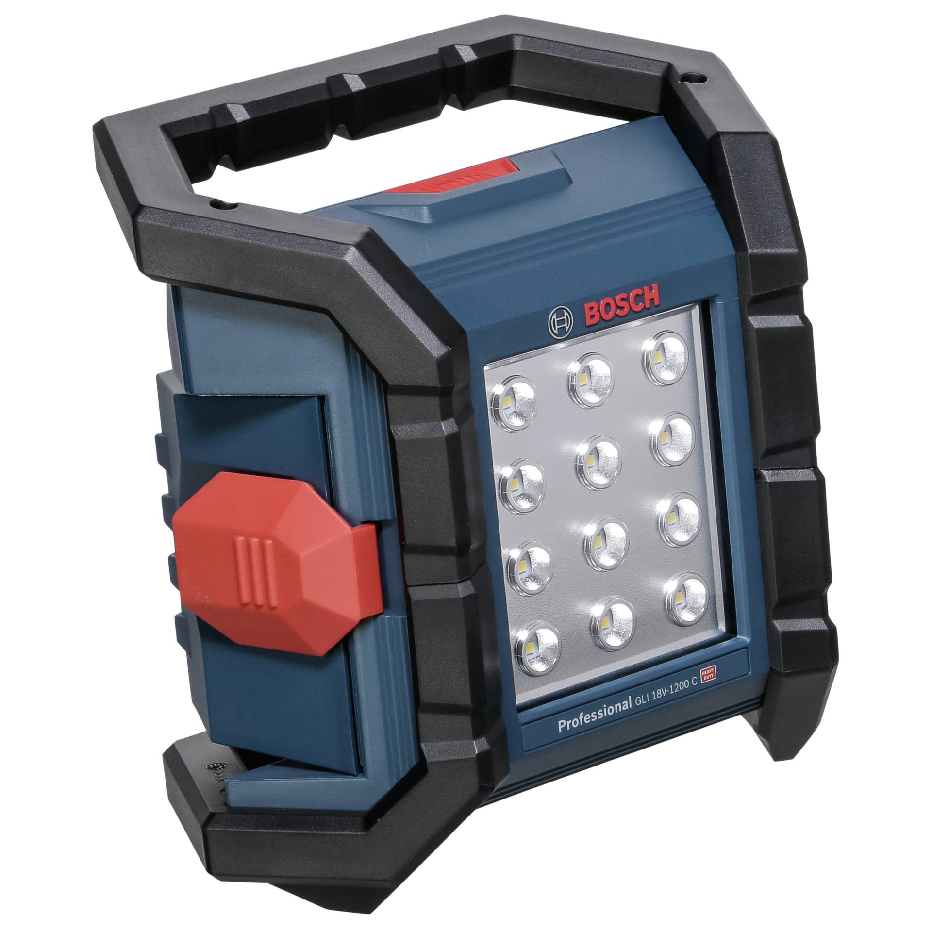 Arbeitslampe, LED-Lampe, Akku-Betrieb, Foldbare Grifflampe, Bosch-Lampe