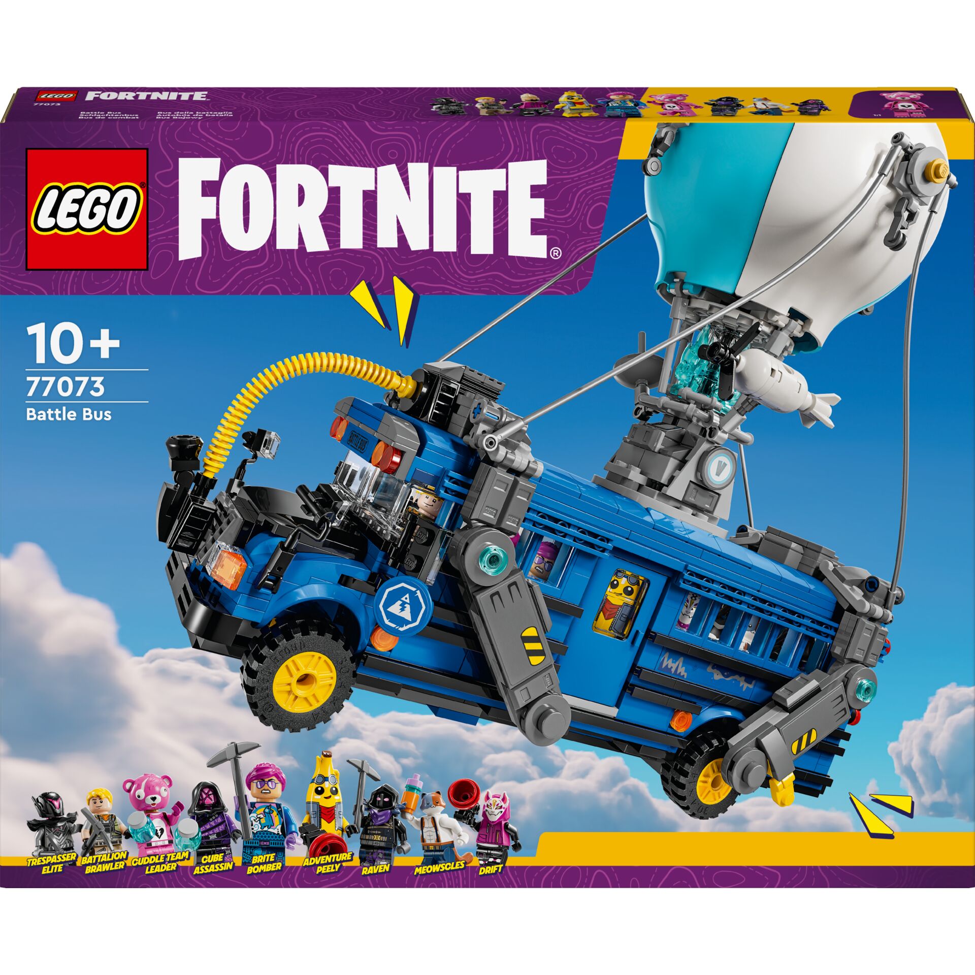 LEGO, Fortnite, Battle Bus, Blue bus, Playset
