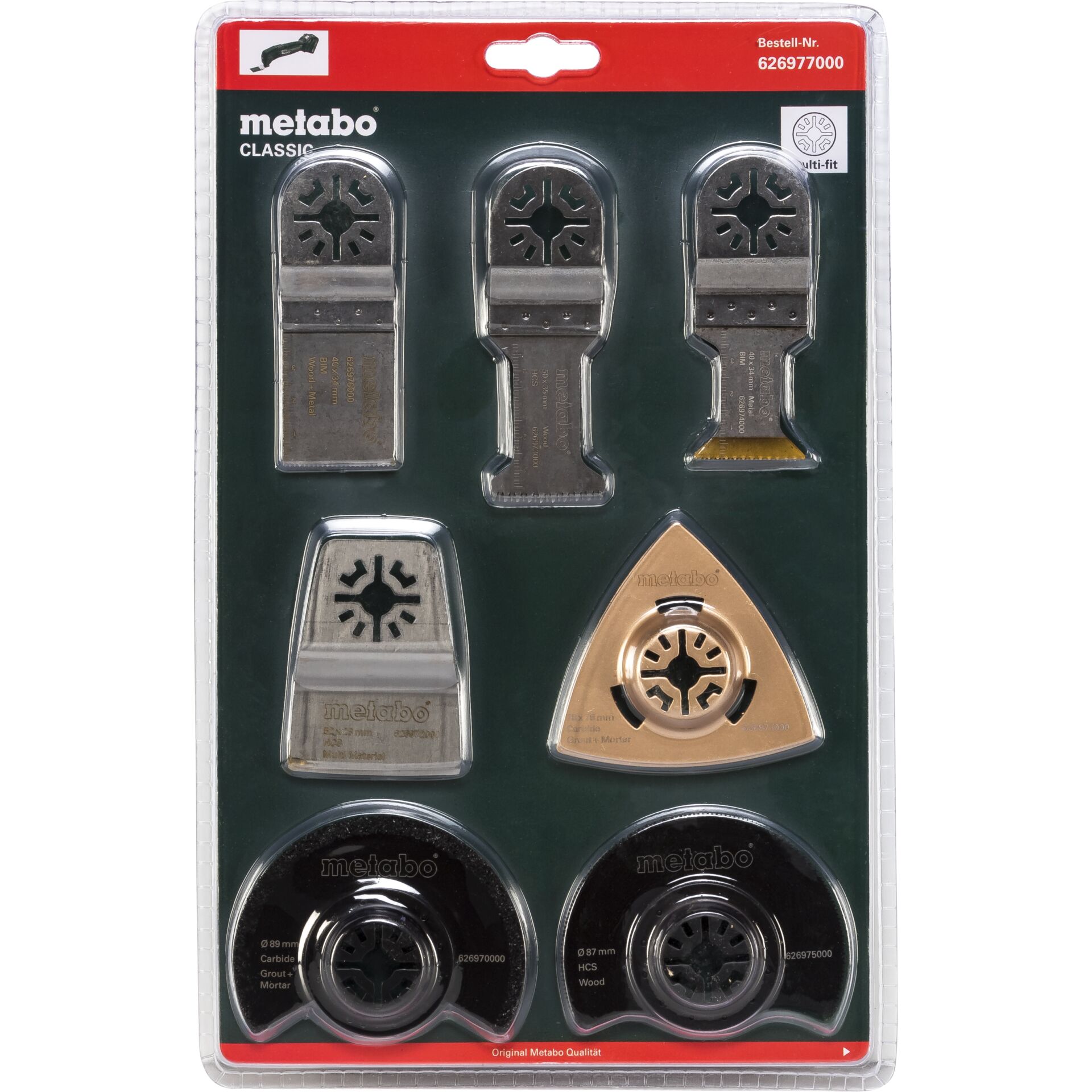 Metabo Multitool Starter-Set  Classic",7-teilig