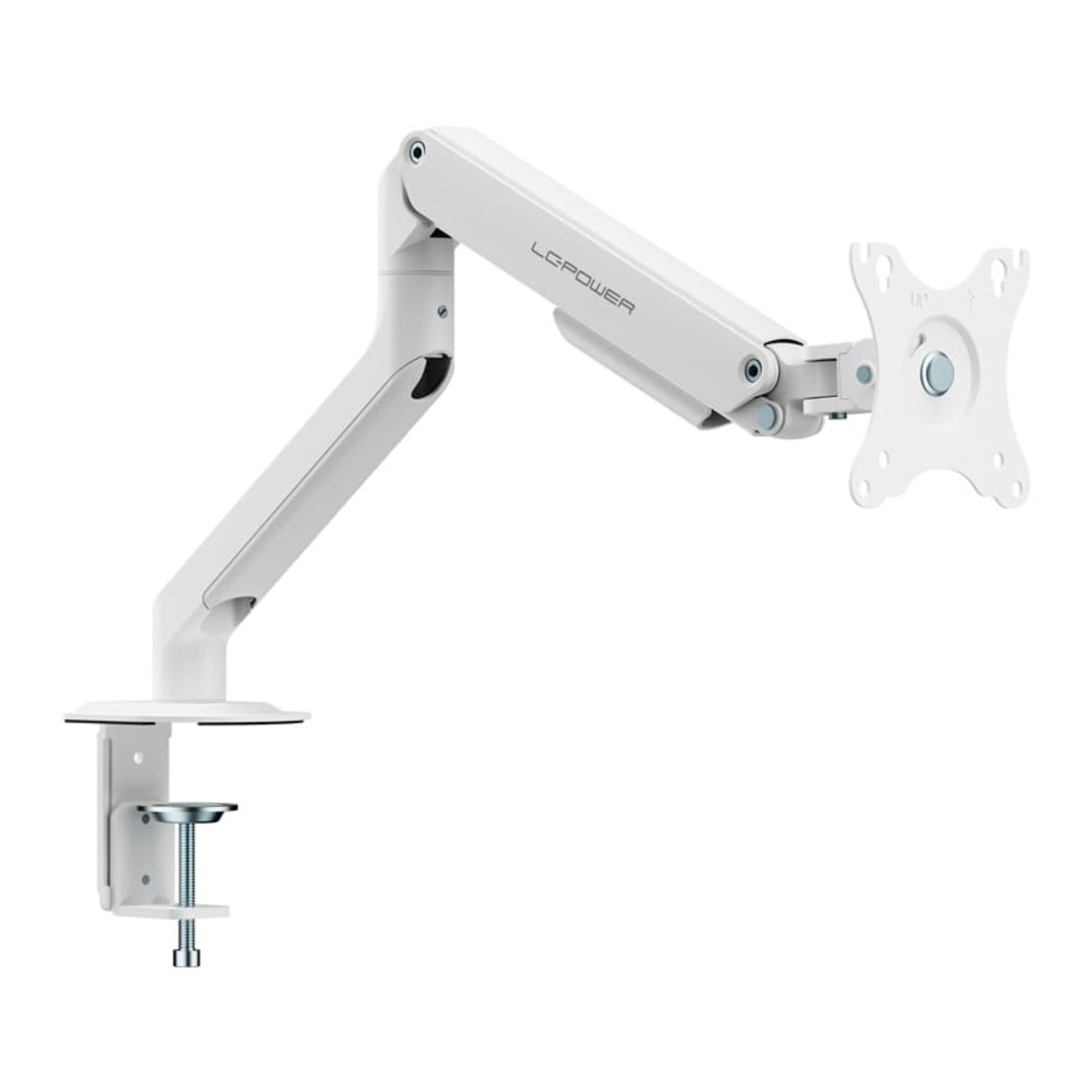 Monitorarm, articulated arm, VESA mount, weiß, Klemme