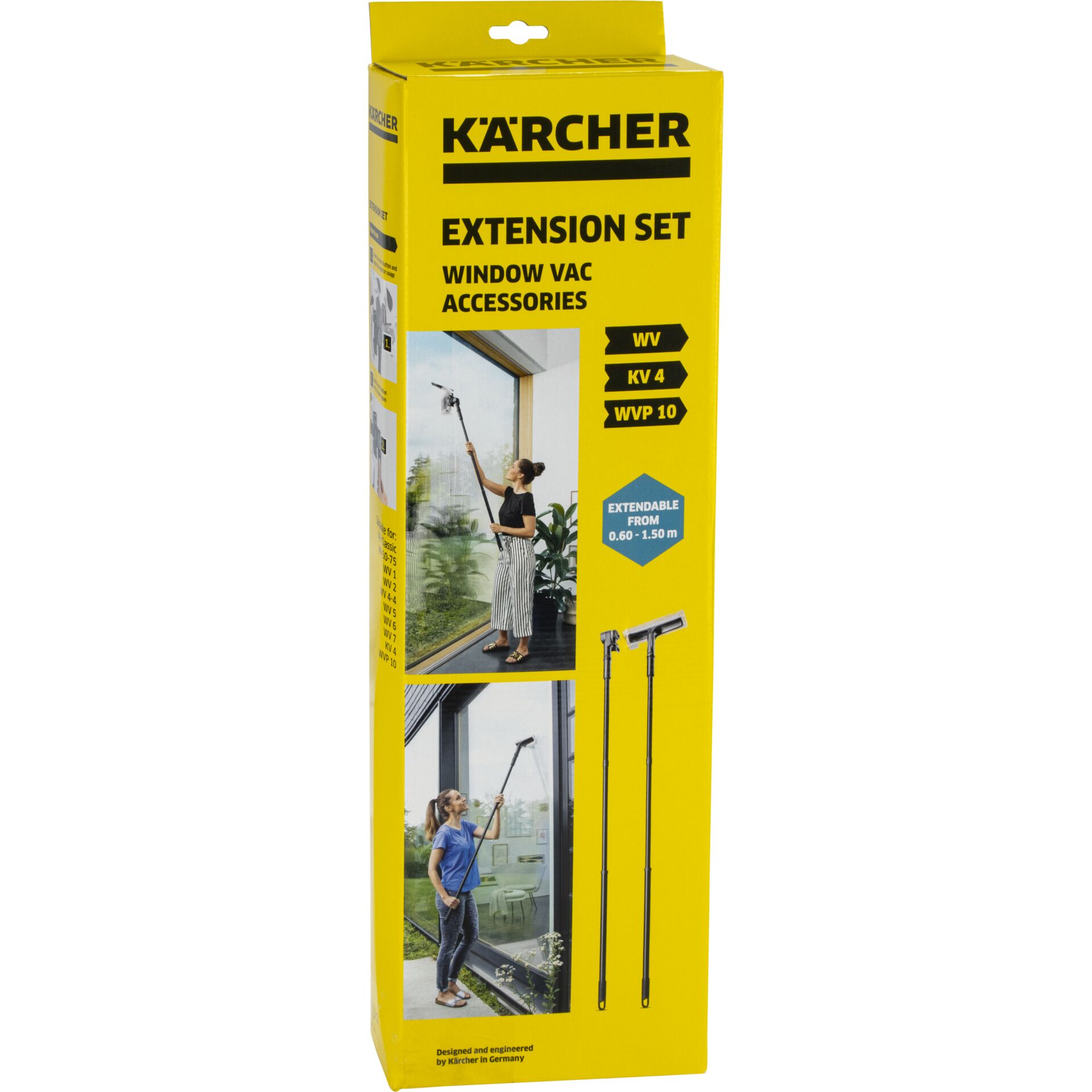 Erweiterungsset, Fenster-Vakuum, Glasreiniger, Staub-/Vakuumzubehör, ausziehbarer Stab