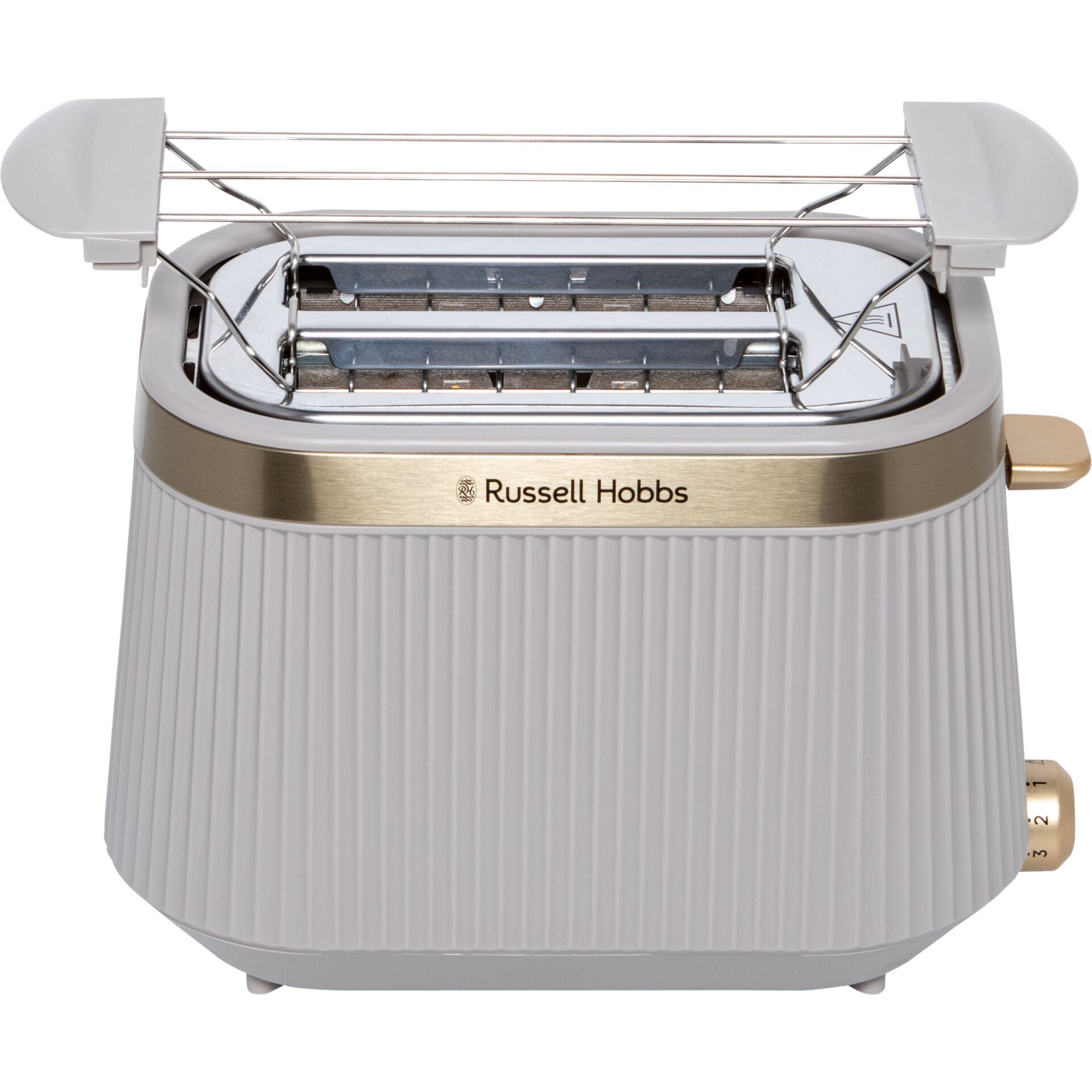 Toaster, Küchengerät, Goldakzent, Zweischlitz, Metallrack