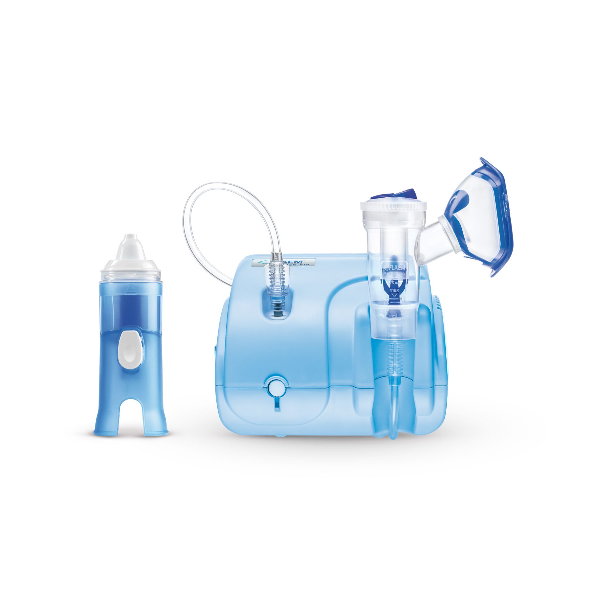 Atemluftgerät, Inhalationsgerät, Nasen-Schnupfen-Set, Nebelnachweis?, Kindersicheres Design