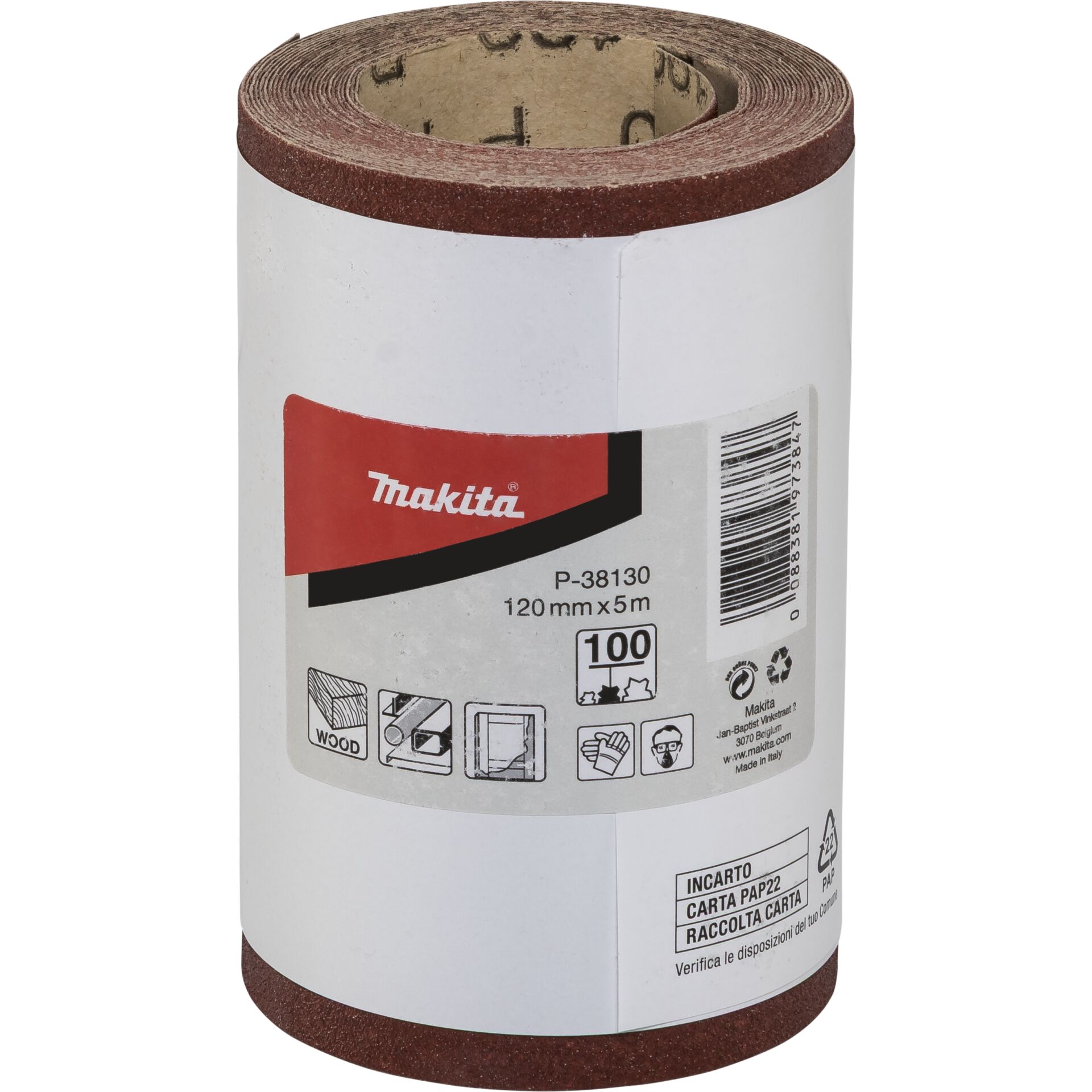 Makita Schleifp.Rolle 120mmx5m  K100