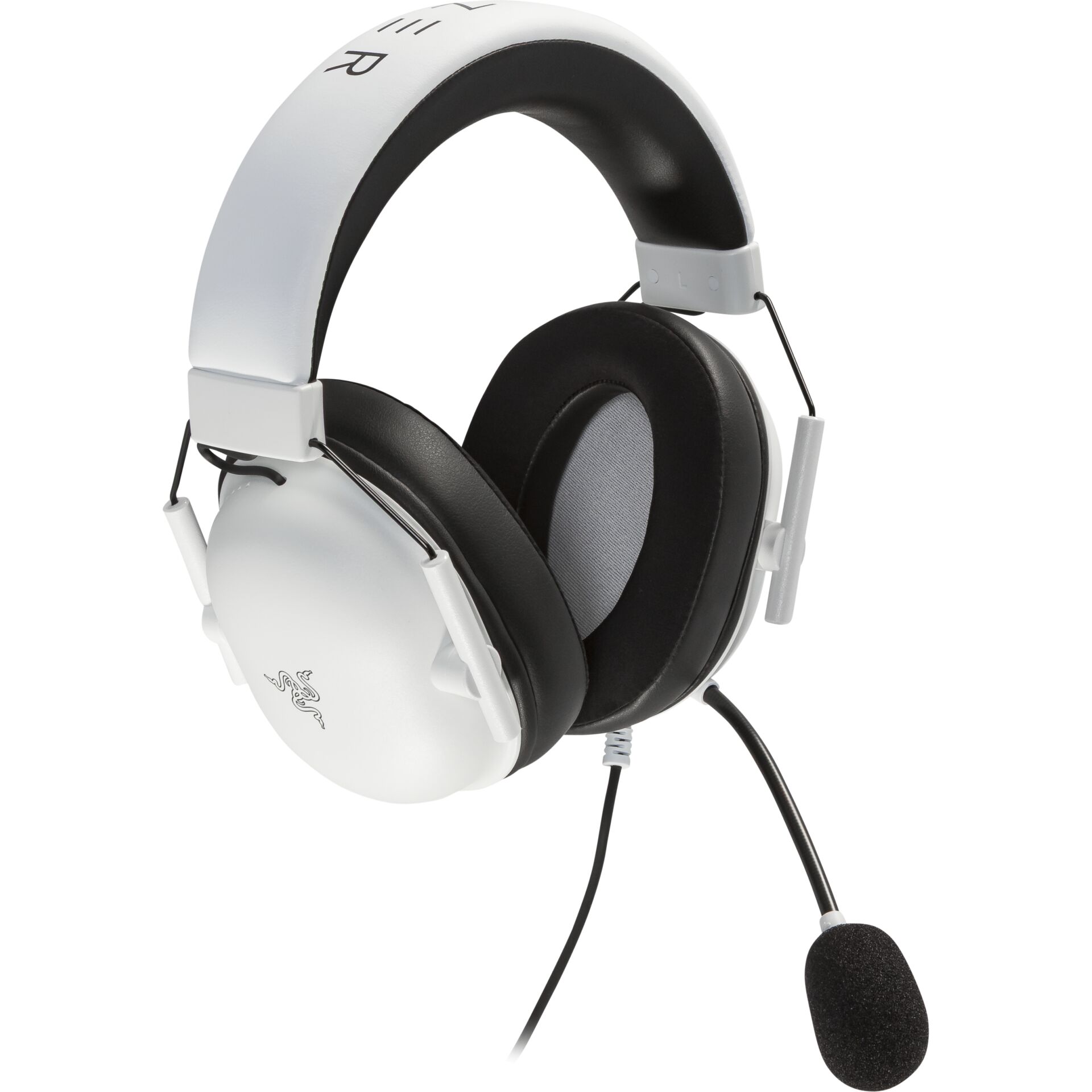 Kopfhörer, Over-Ear, Mikrofon, Kabelgebunden, Schwarz-Weiß